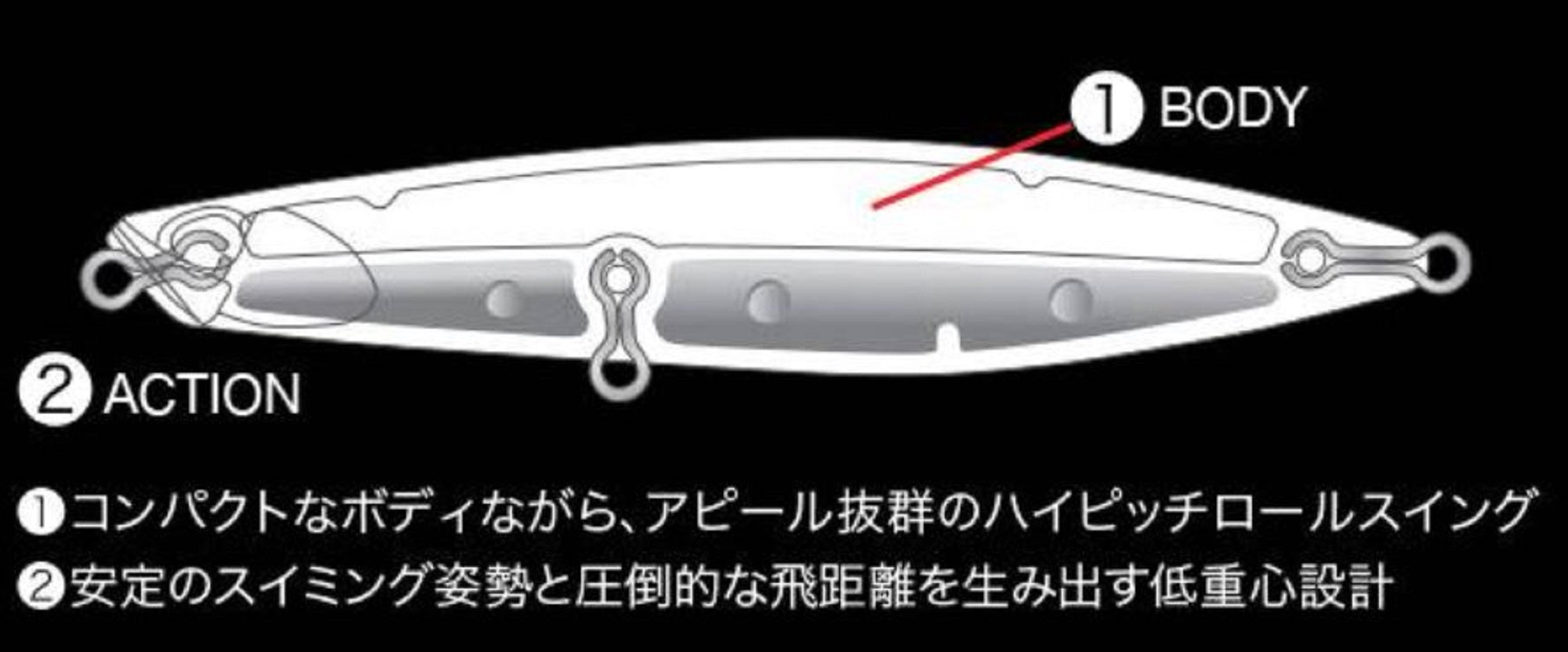 Duo Beach Walker Wedge 95 mm 30 grams Sinking Lure MCC0882 (8744)
