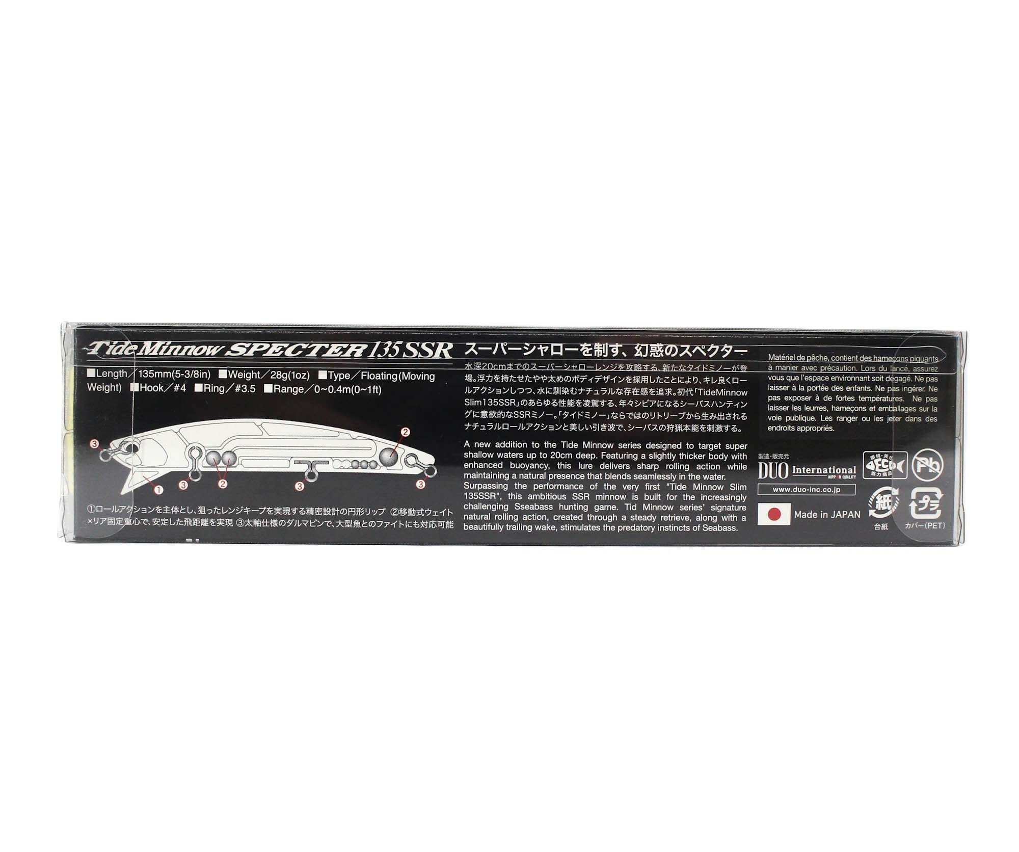 Duo Tide Minnow Specter 135SSR Suspend Lure CMA0946 (9697)