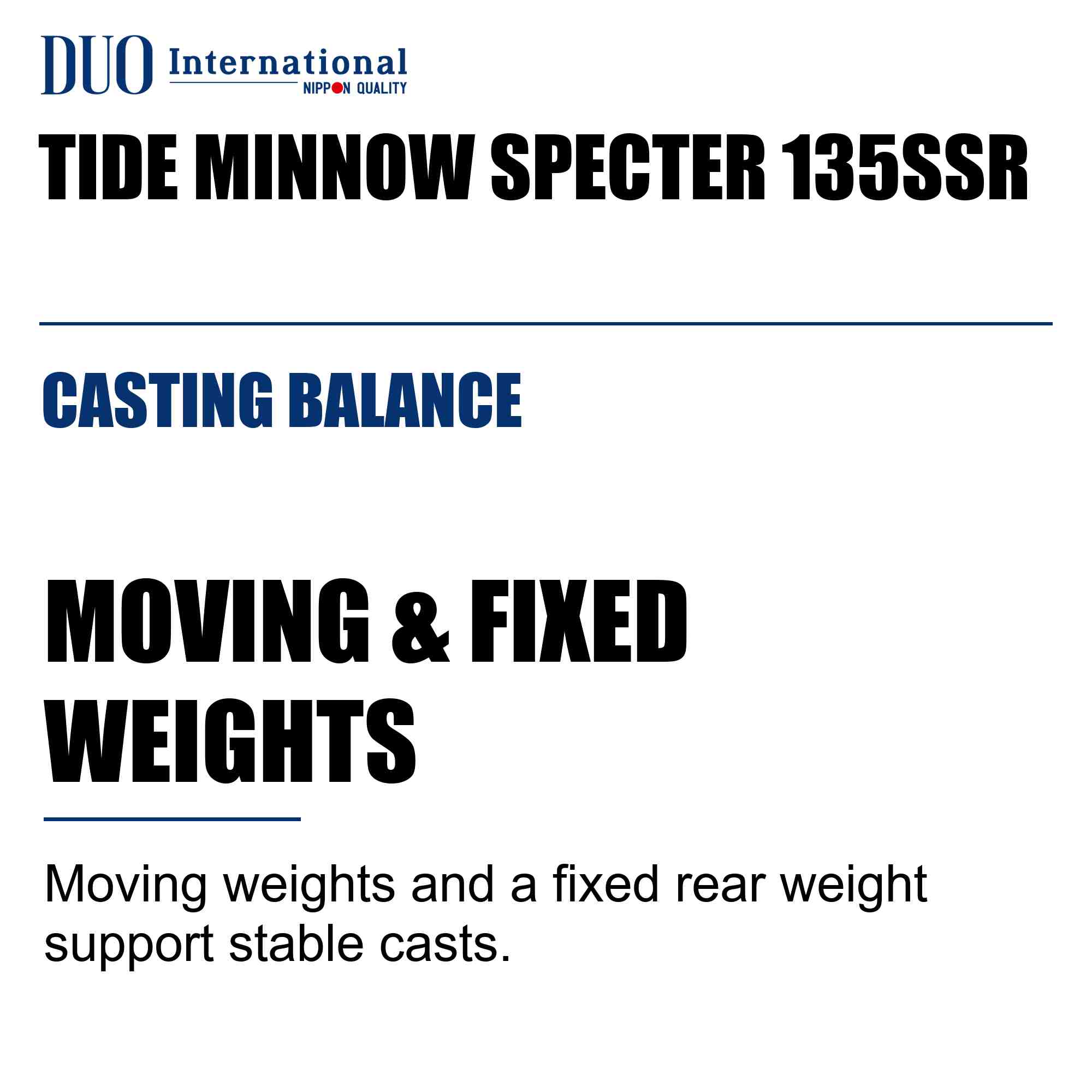 Duo Tide Minnow Specter 135SSR Suspend Lure CMA0946 (9697)