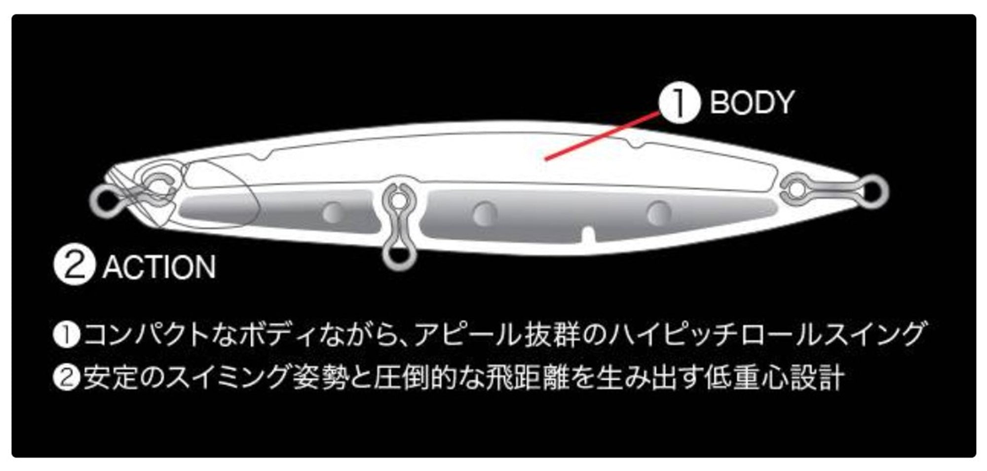 Duo Beach Walker Wedge 95 mm 30 grams Sinking Lure CPAZ603 (6770)