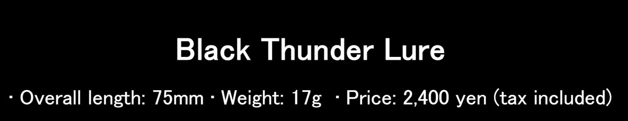 Duo Black Thunder 75 mm 17 grams Floating Lure CSAZ637 (7005)