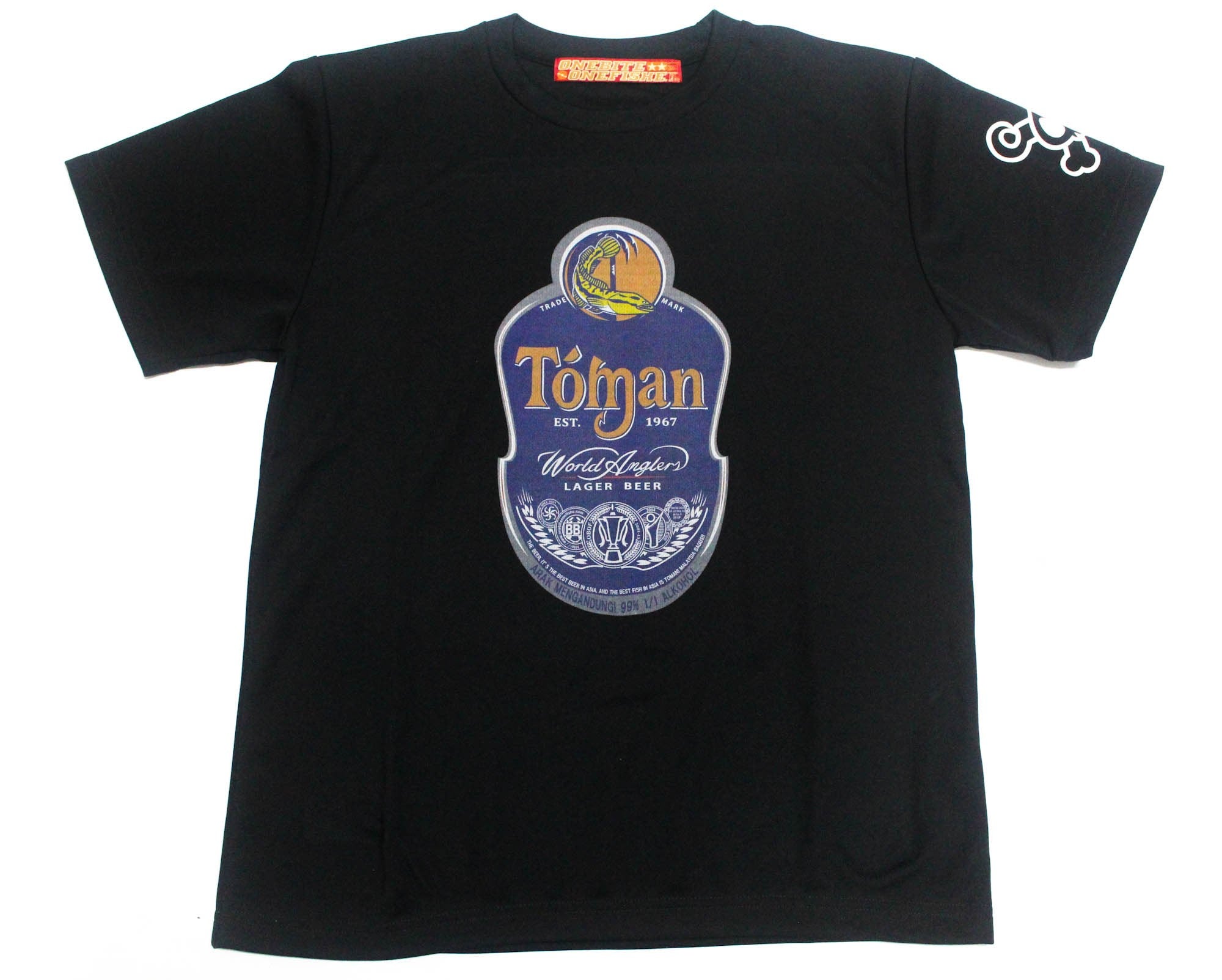 OBOF Dry Toman Beer T Shirt Short Sleeve Black Size 4L (8095)