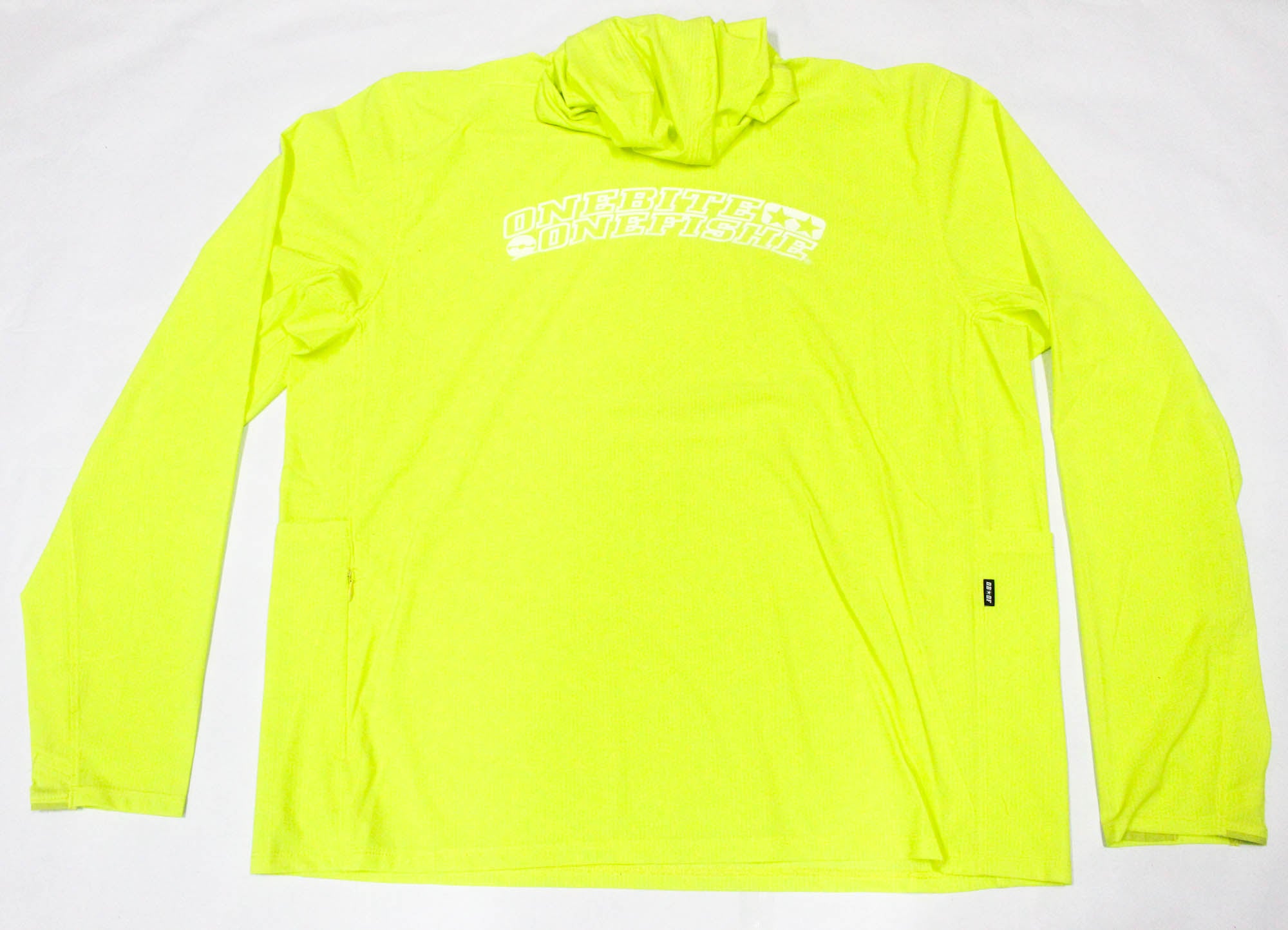 OBOF Dry Hoodie Arched Logo Lemon Lime Size XL (8217)