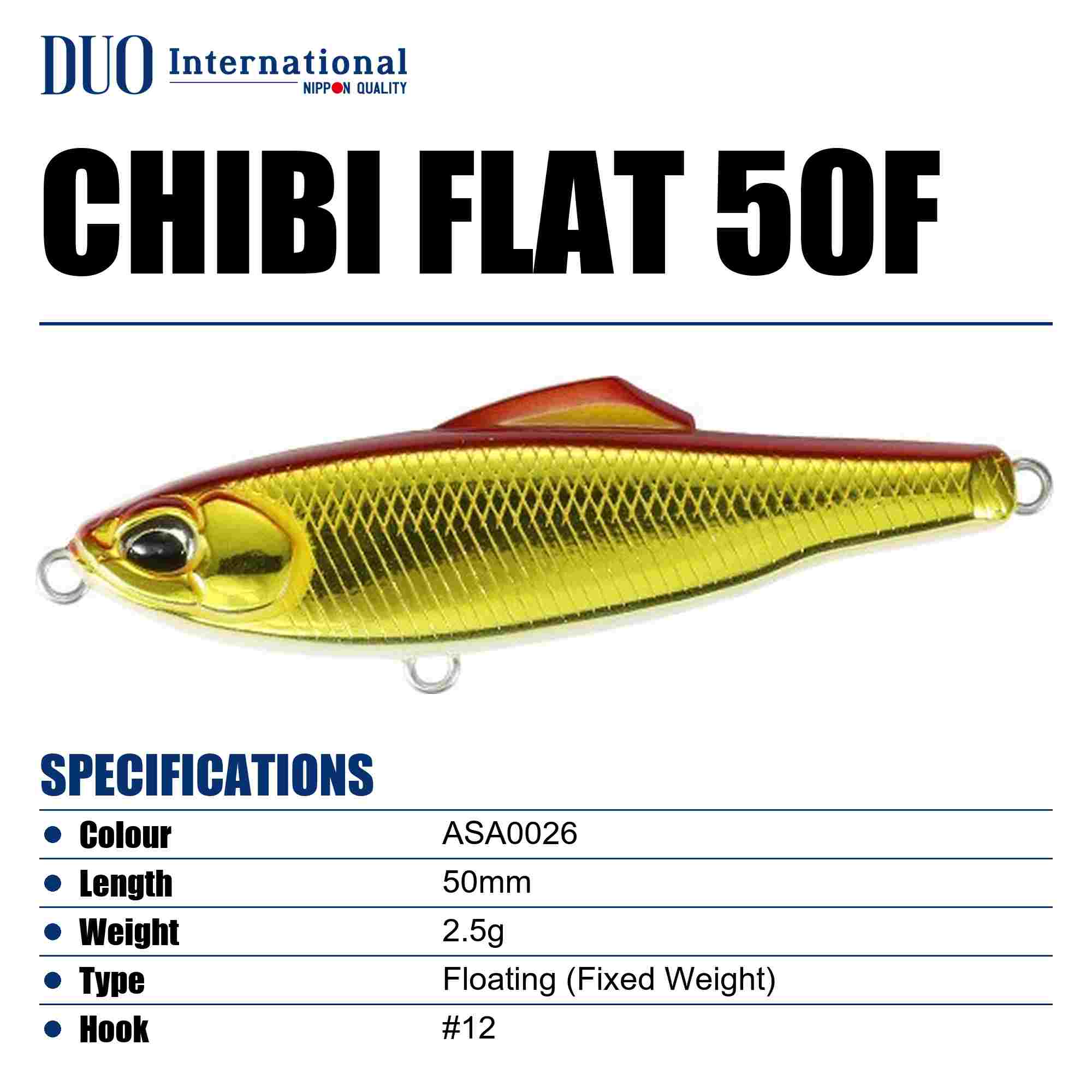 Duo Tetra Works Chibi Flat 50F Floating Lure ASA0026 (9276)
