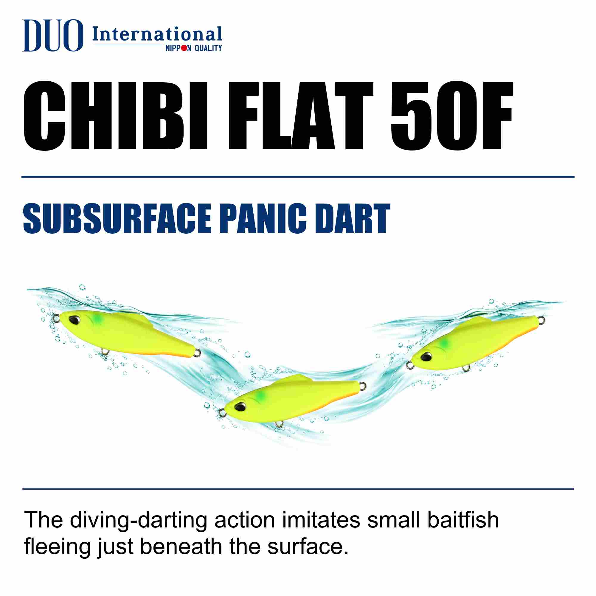 Duo Tetra Works Chibi Flat 50F Floating Lure CZA0778 (9306)