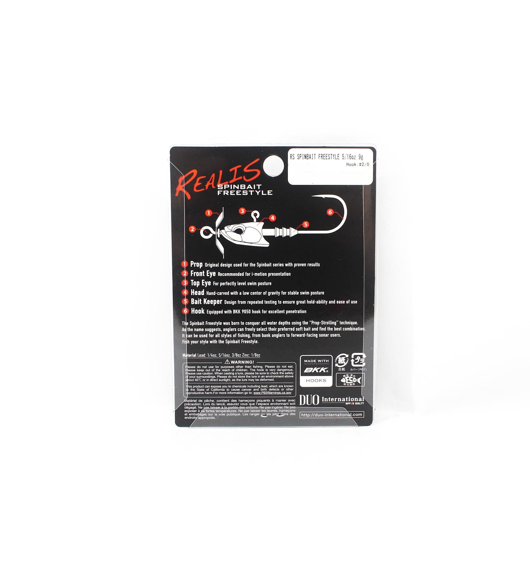Duo Realis Jig Head Spinbait Freestyle 5/16 oz 9 grams PCC3523 (1231)