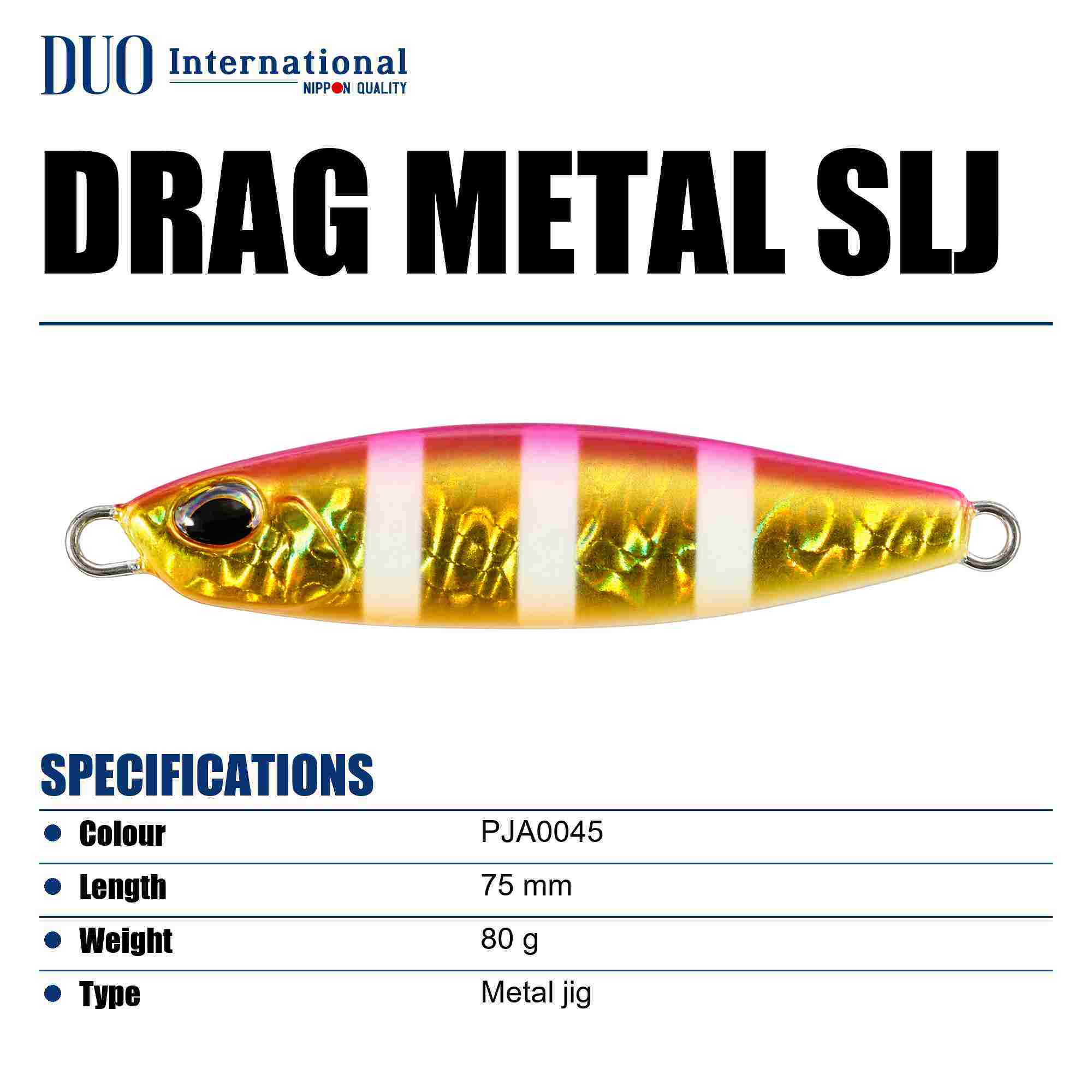 Duo Metal Jig Drag Metal SLJ 80 grams PJA0045 (4980)