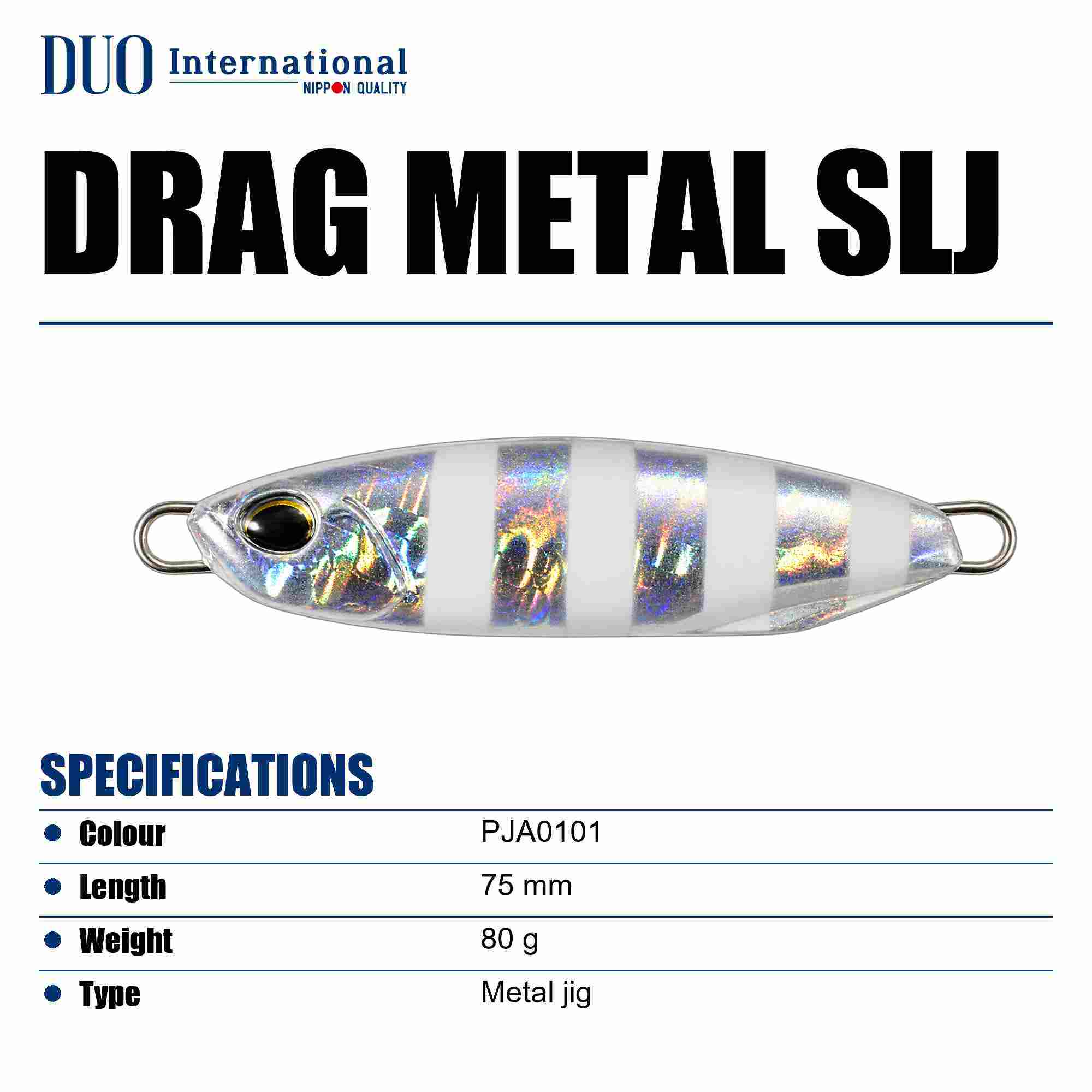 Duo Metal Jig Drag Metal SLJ 80 grams PJA0101 (4997)