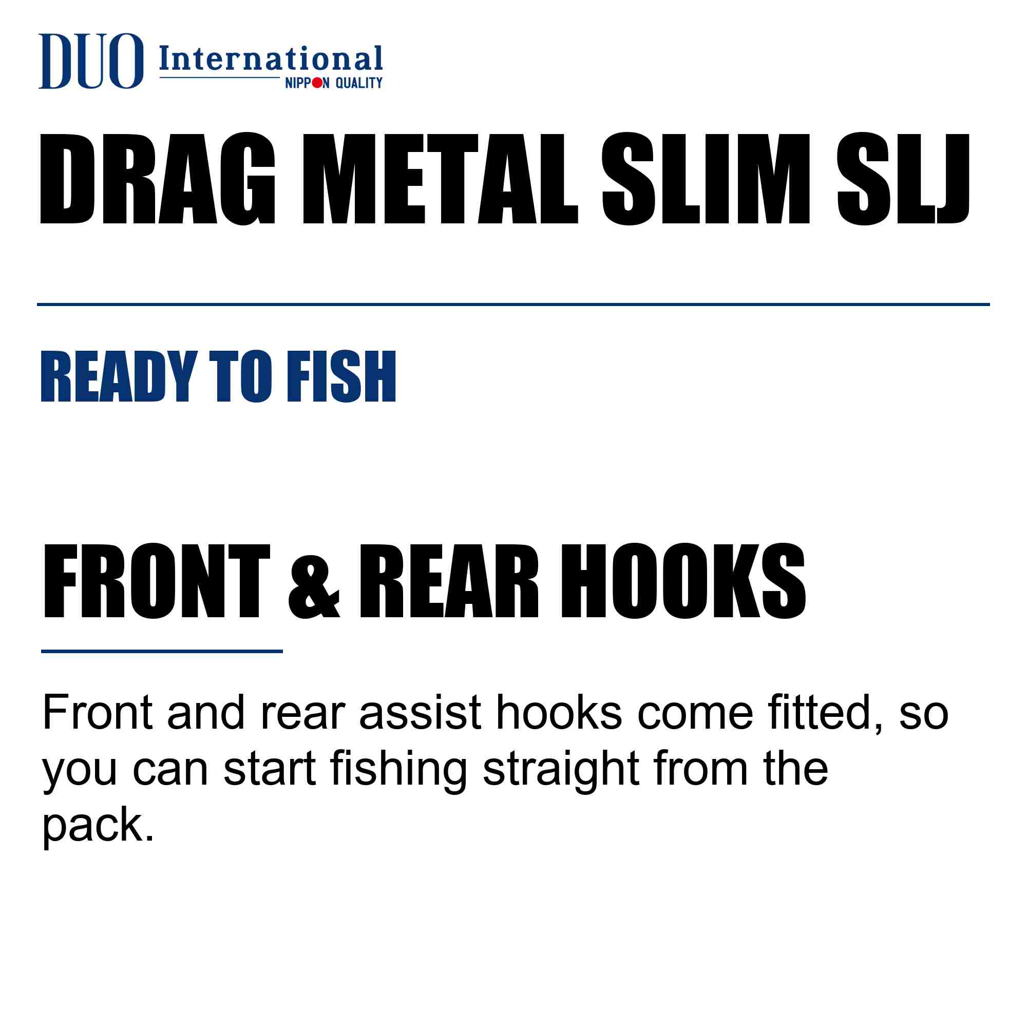 Duo Metal Jig Drag Metal Slim SLJ 80 grams PJA0101 (5031)