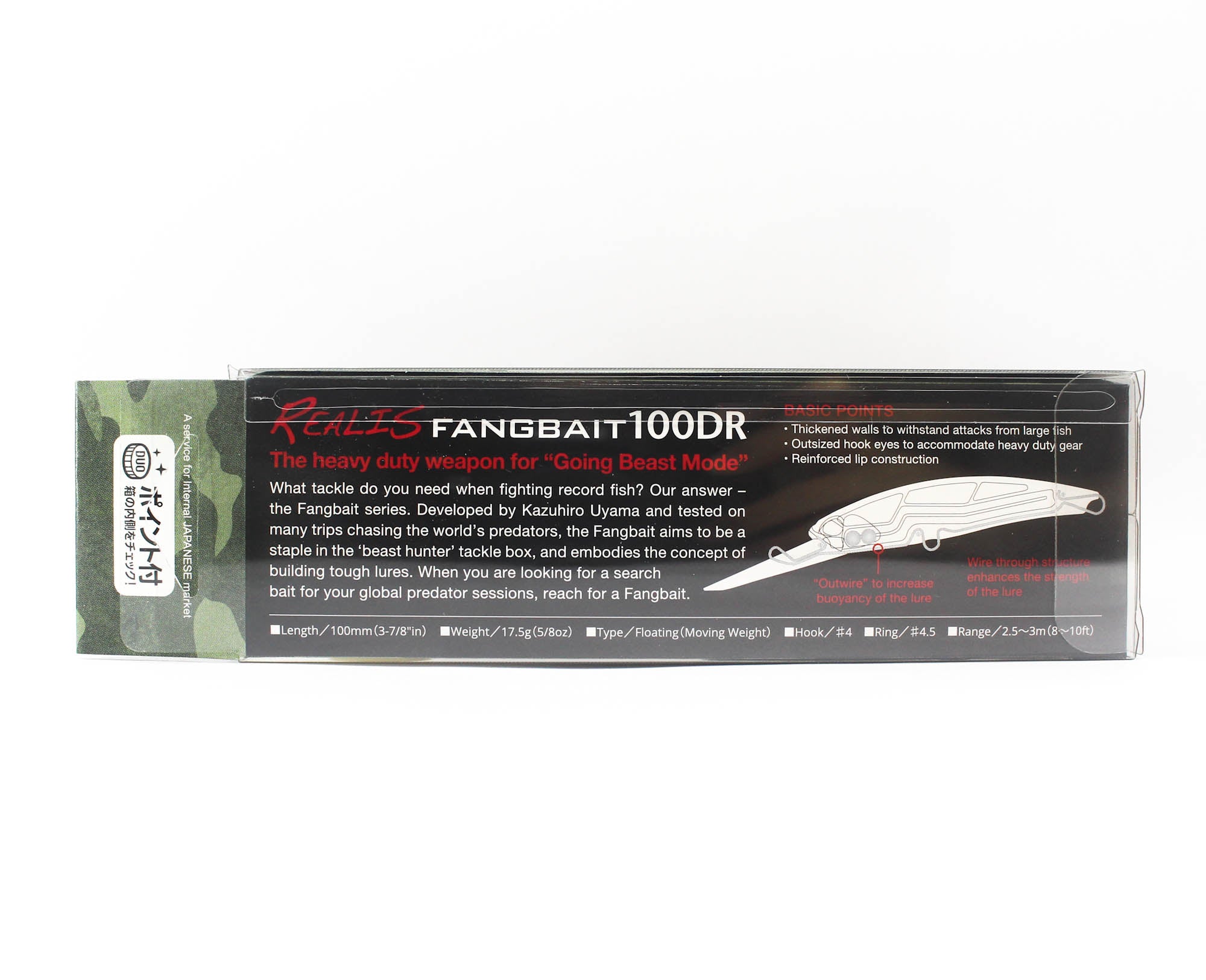 Duo Realis Fangbait 100DR Bone Floating Lure BCC3592 (5055)