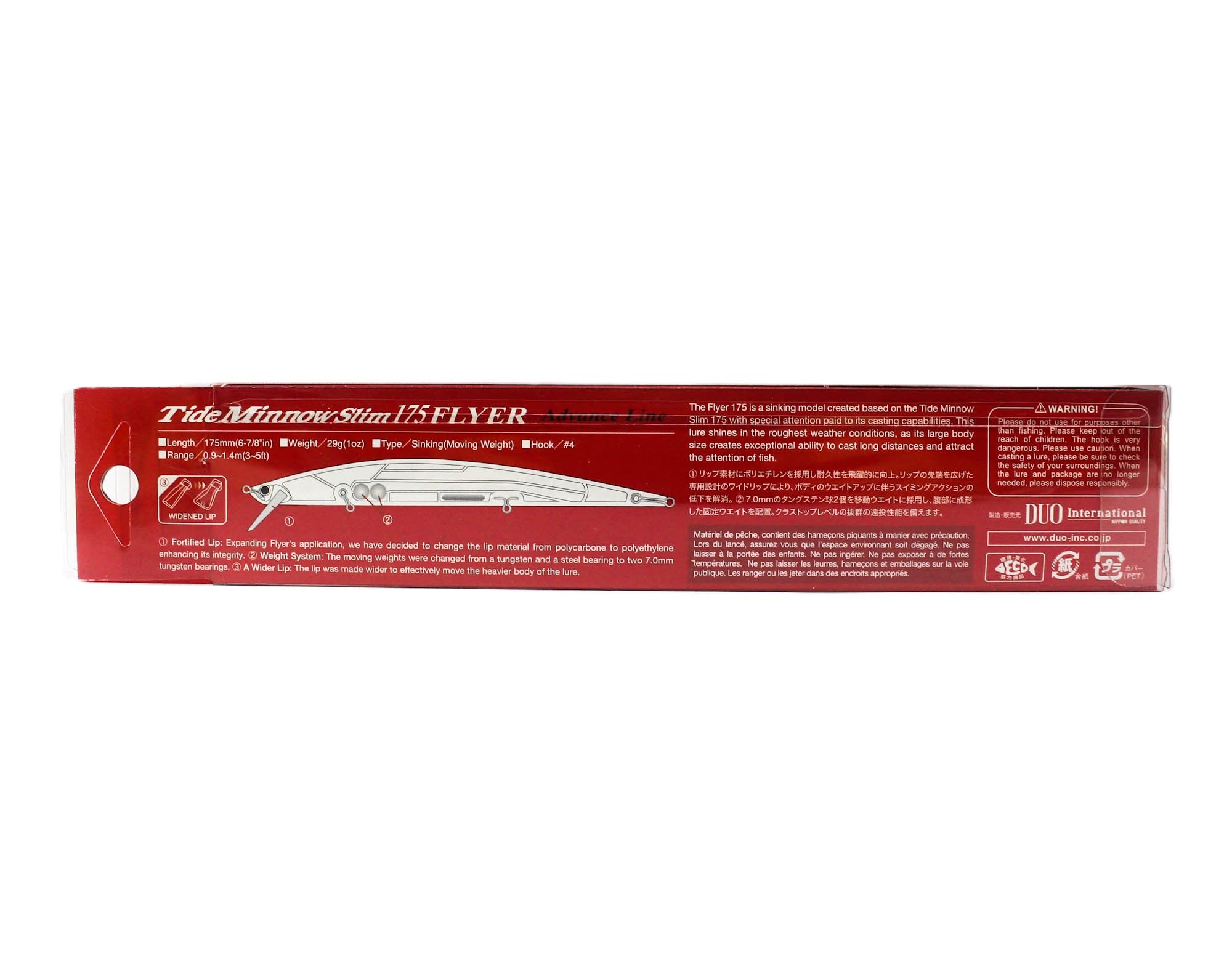 Duo Tide Minnow Flyer Slim 175 Sinking Lure CXA1017 (8865)
