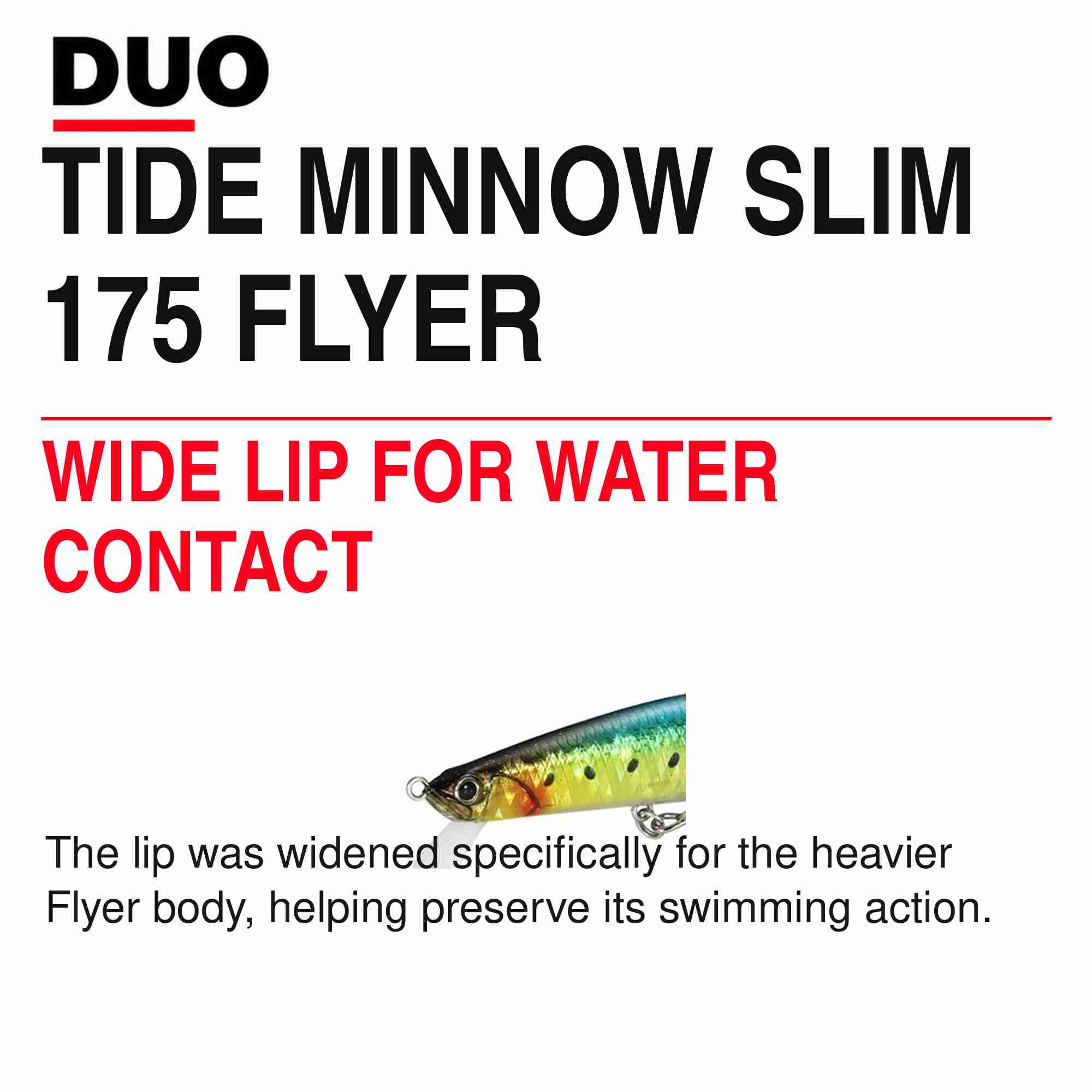 Duo Tide Minnow Flyer Slim 175 Sinking Lure CXA1017 (8865)