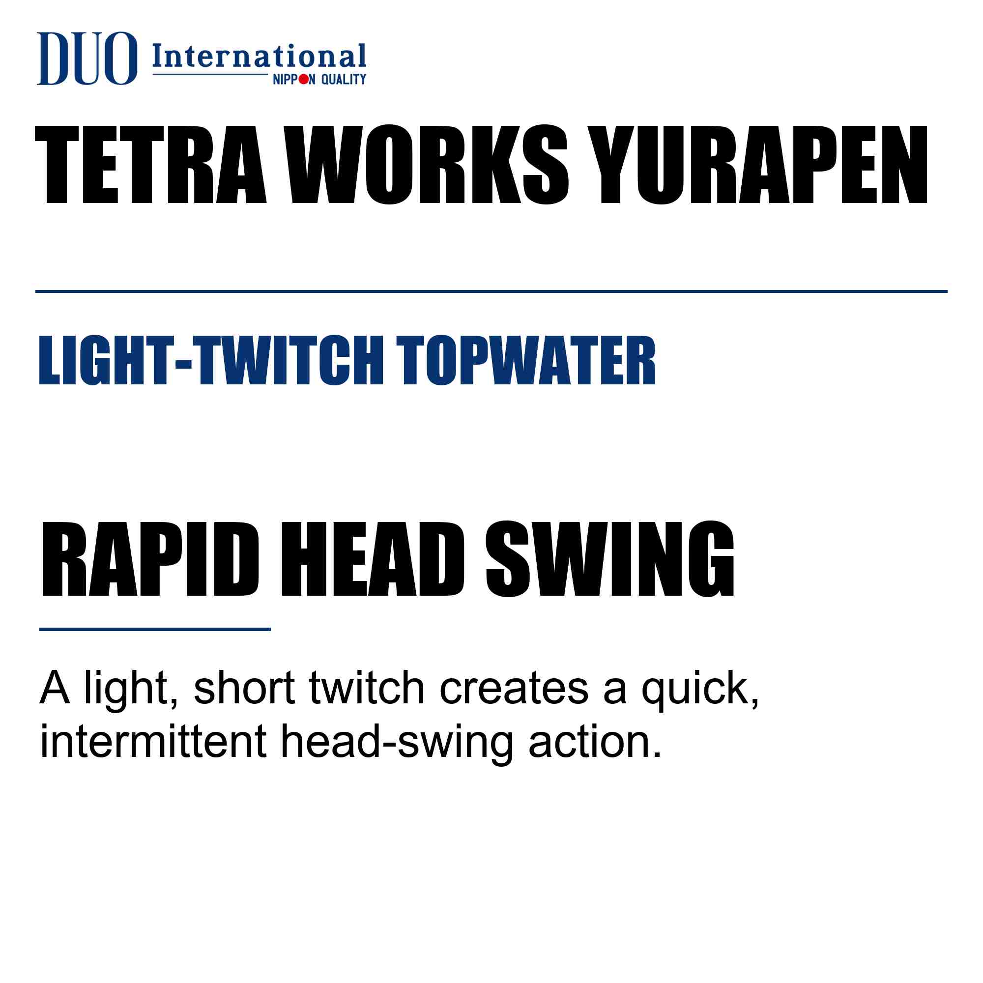 Duo Tetra Works Yurapen 48 mm Floating Lure CNI1021 (9411)