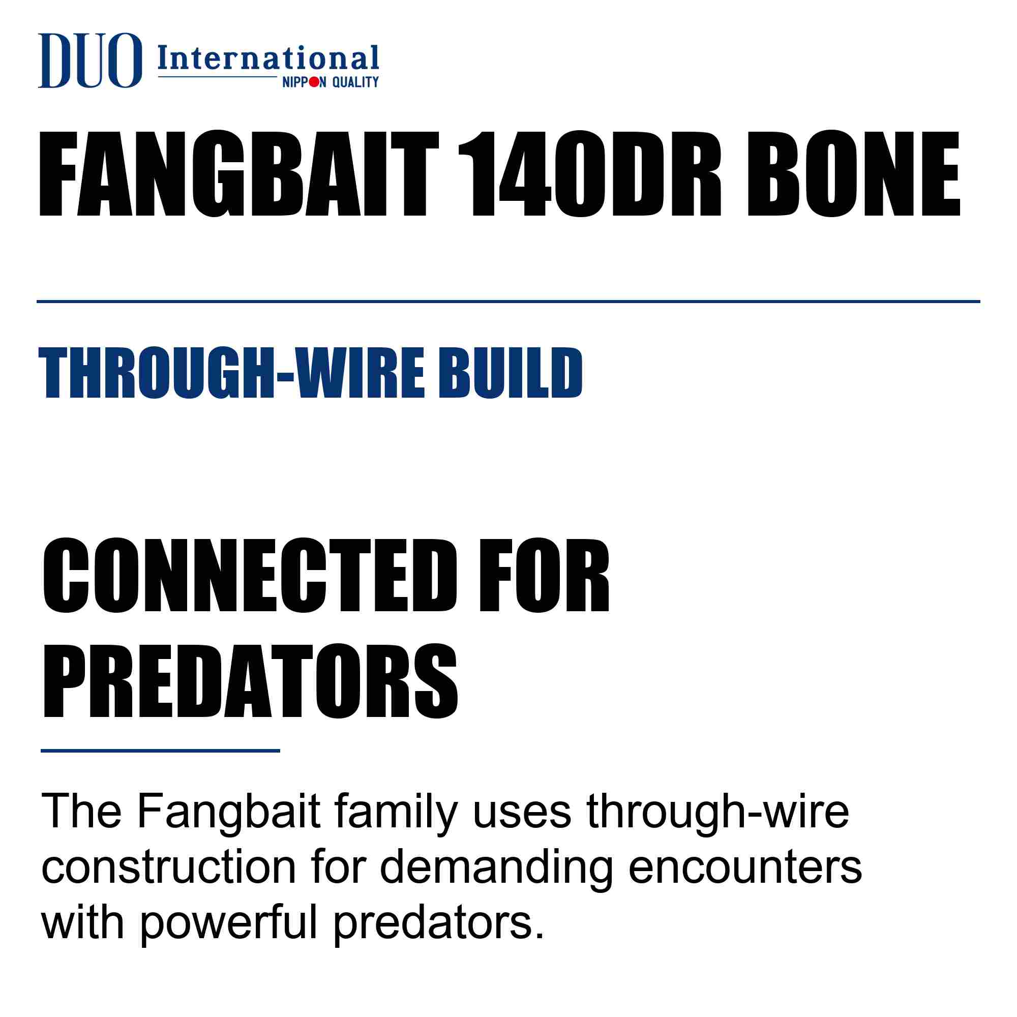 Duo Realis Fangbait 140DR Bone Floating Lure BVA3593 (9985)