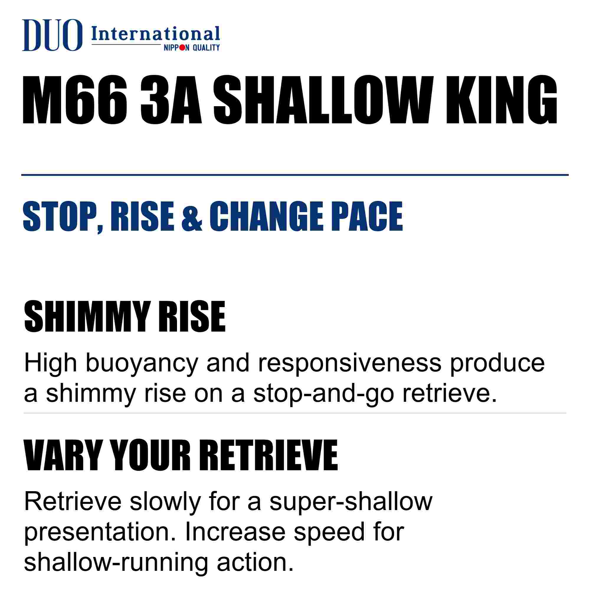 Duo Realis Crank M66 3A Shallow King Floating Lure CCC3055 (0240)