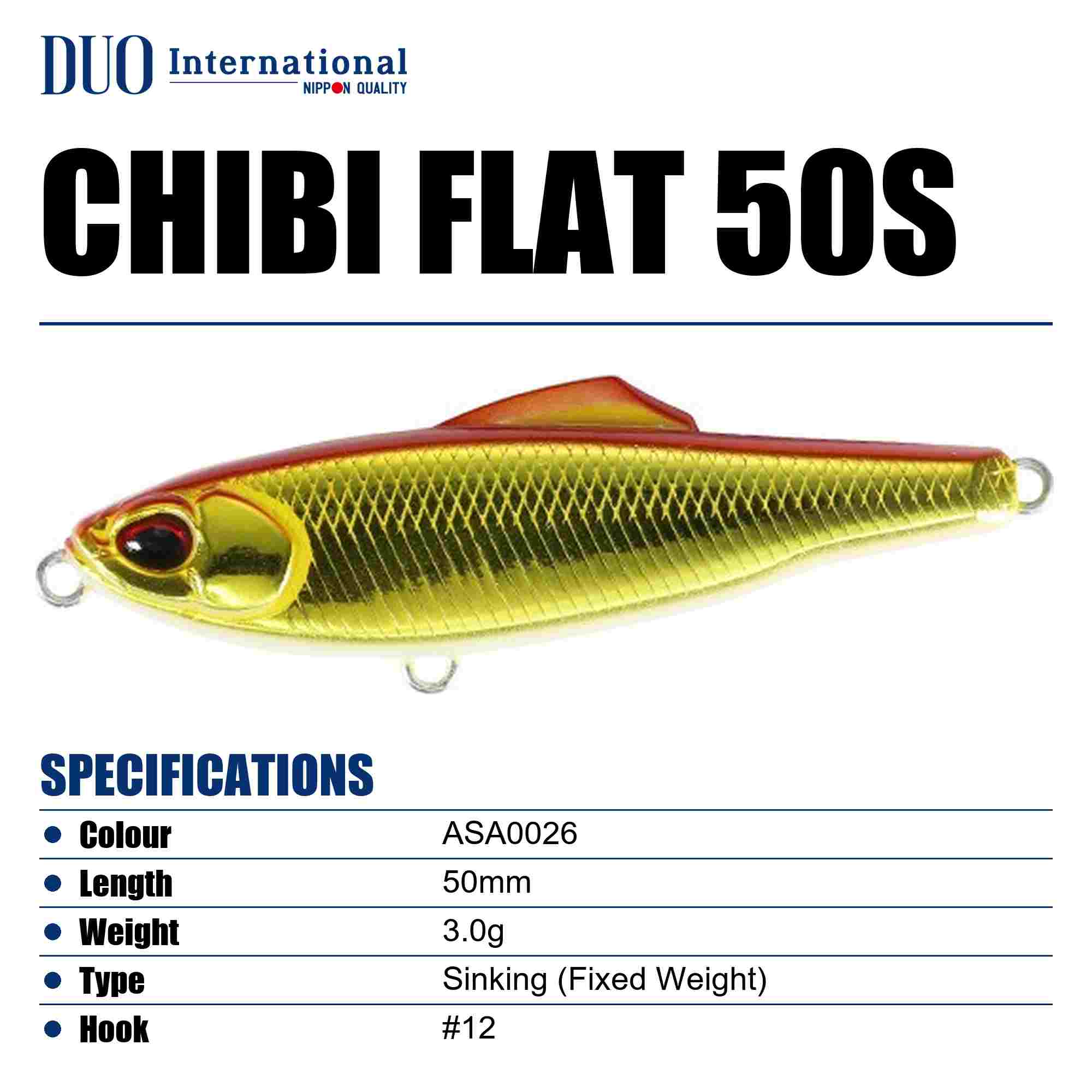 Duo Tetra Works Chibi Flat 50S Sinking Lure ASA0026 (0486)