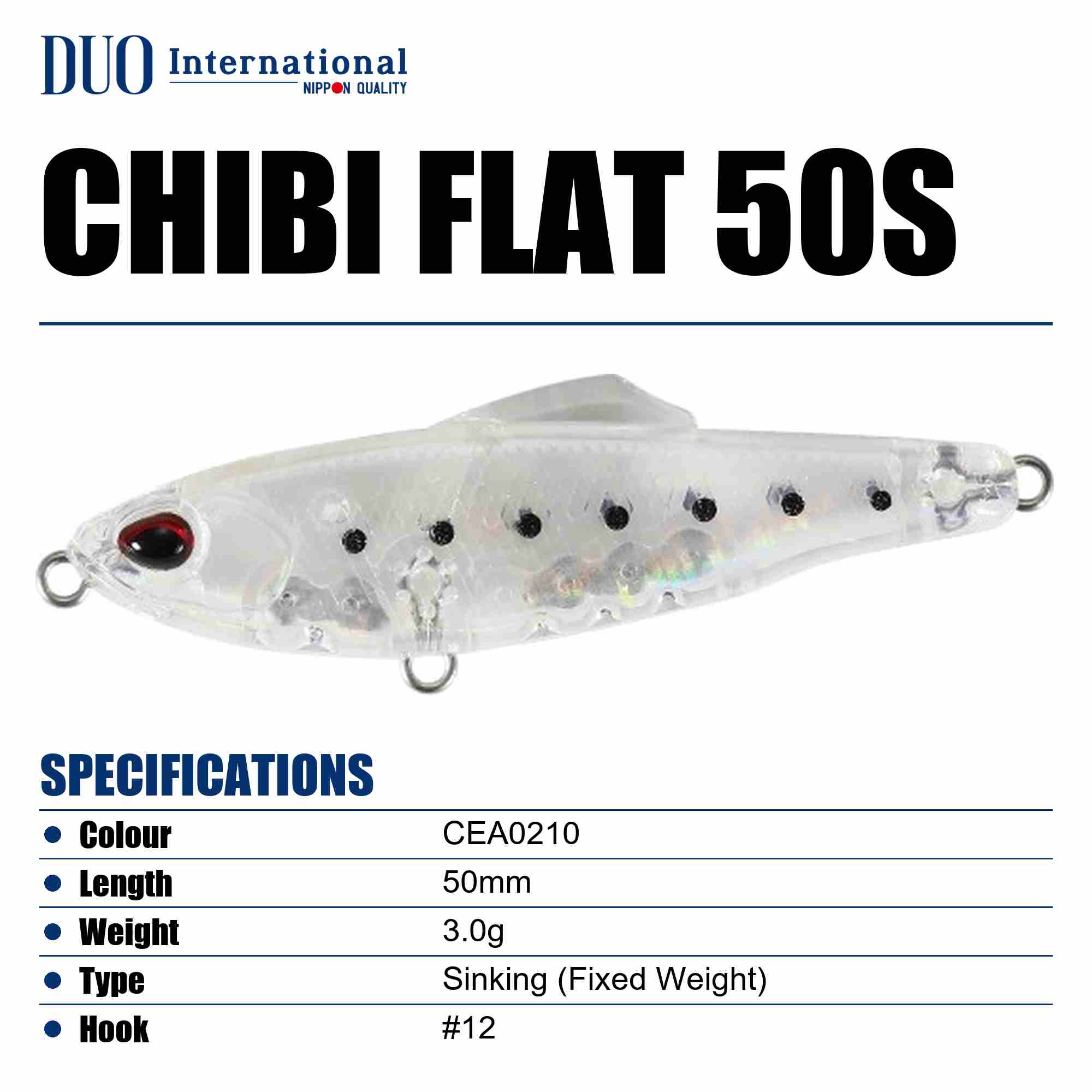 Duo Tetra Works Chibi Flat 50S Sinking Lure CEA0210 (0509)