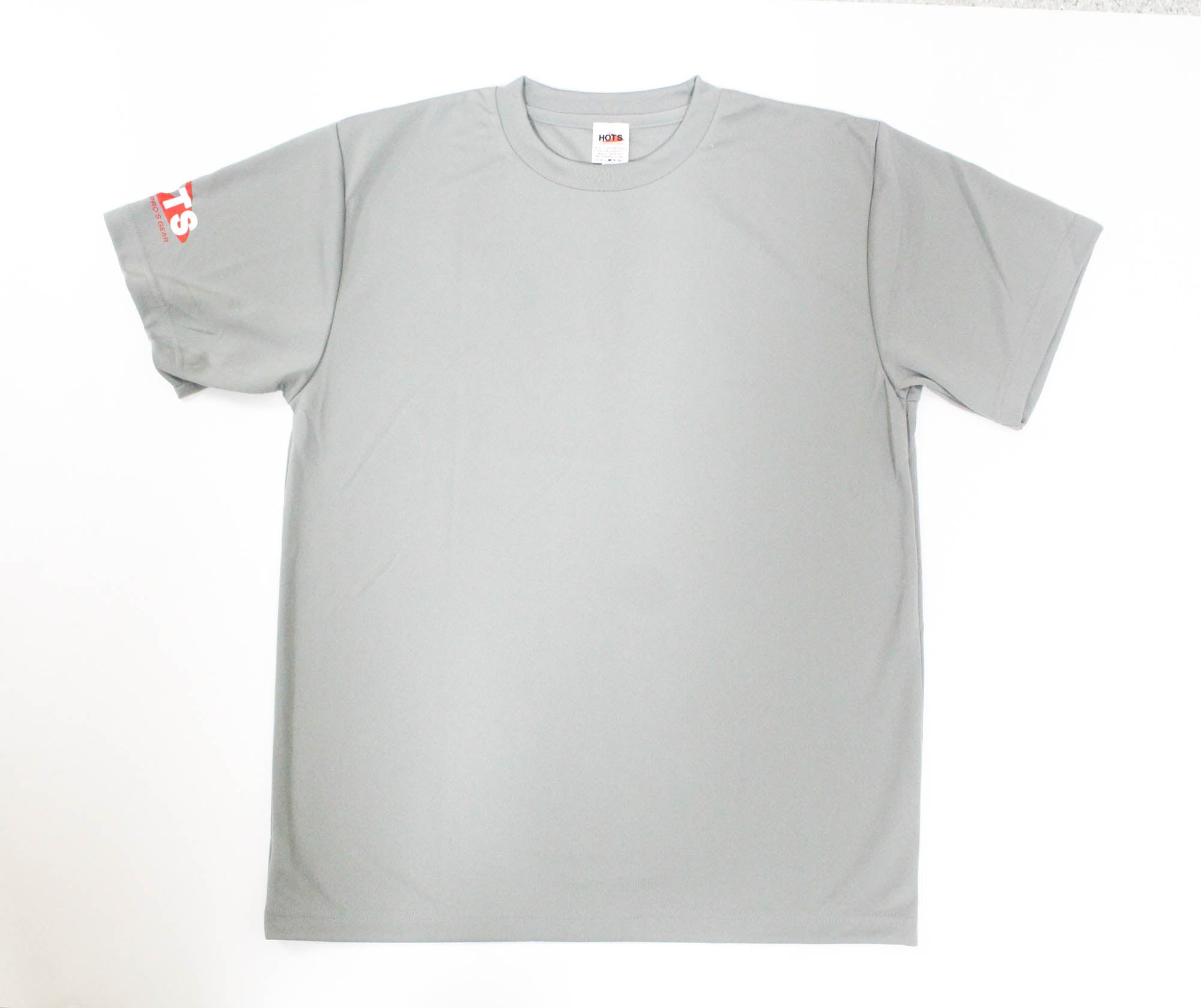 Hots T-Shirt Dry Fit Short Sleeve GT Size L Gray (3282)