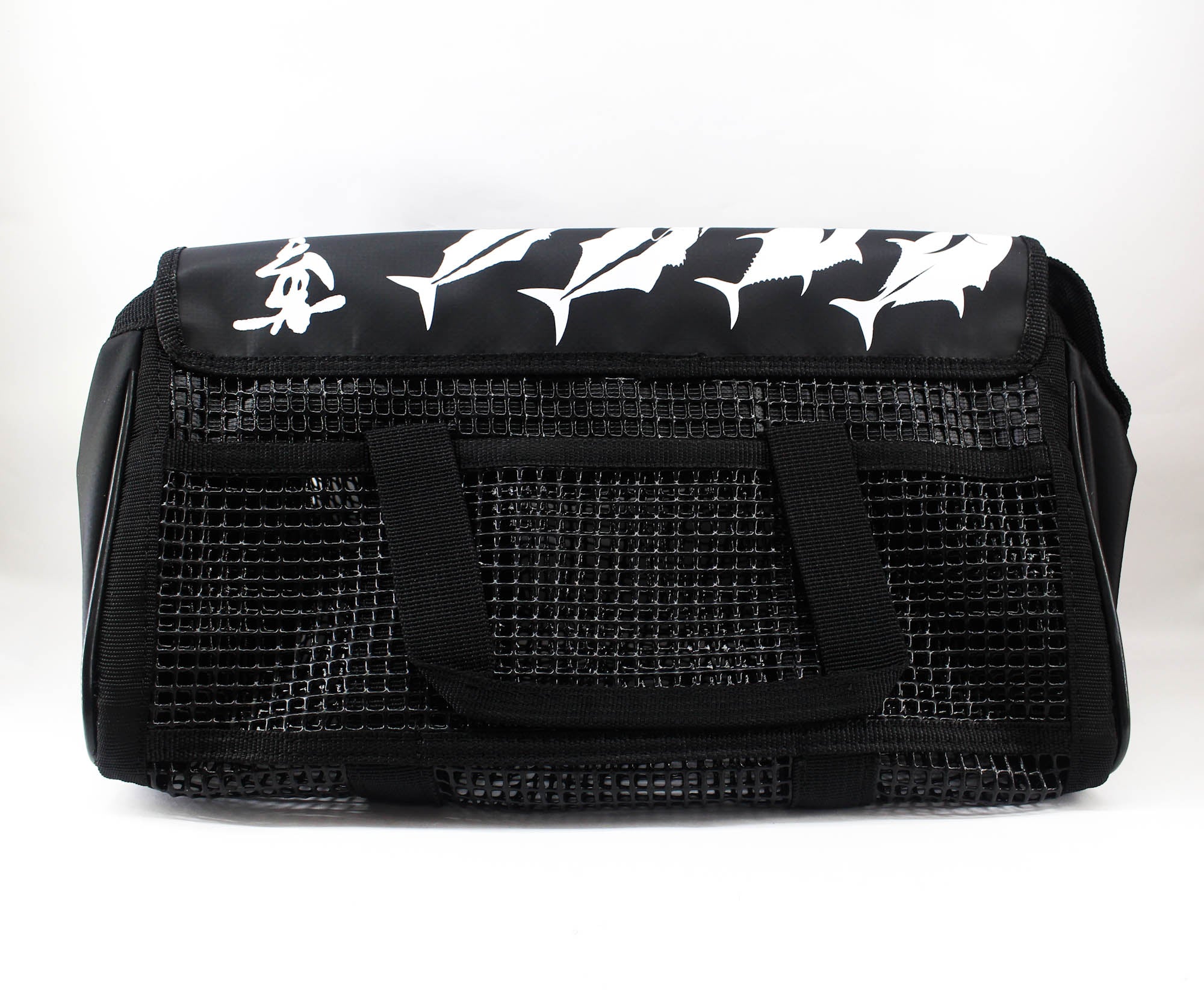 Hots Mesh Bag PVC Heavy Duty 30 x 17 x 17 cm Size M Black (0143)