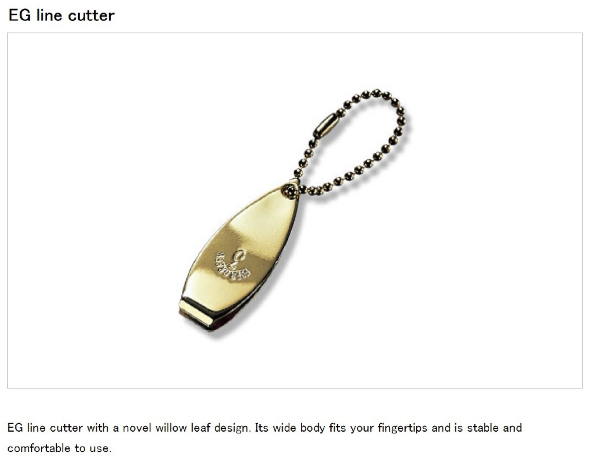 Evergreen Line Cutter Stainless Steel Gold (4832)