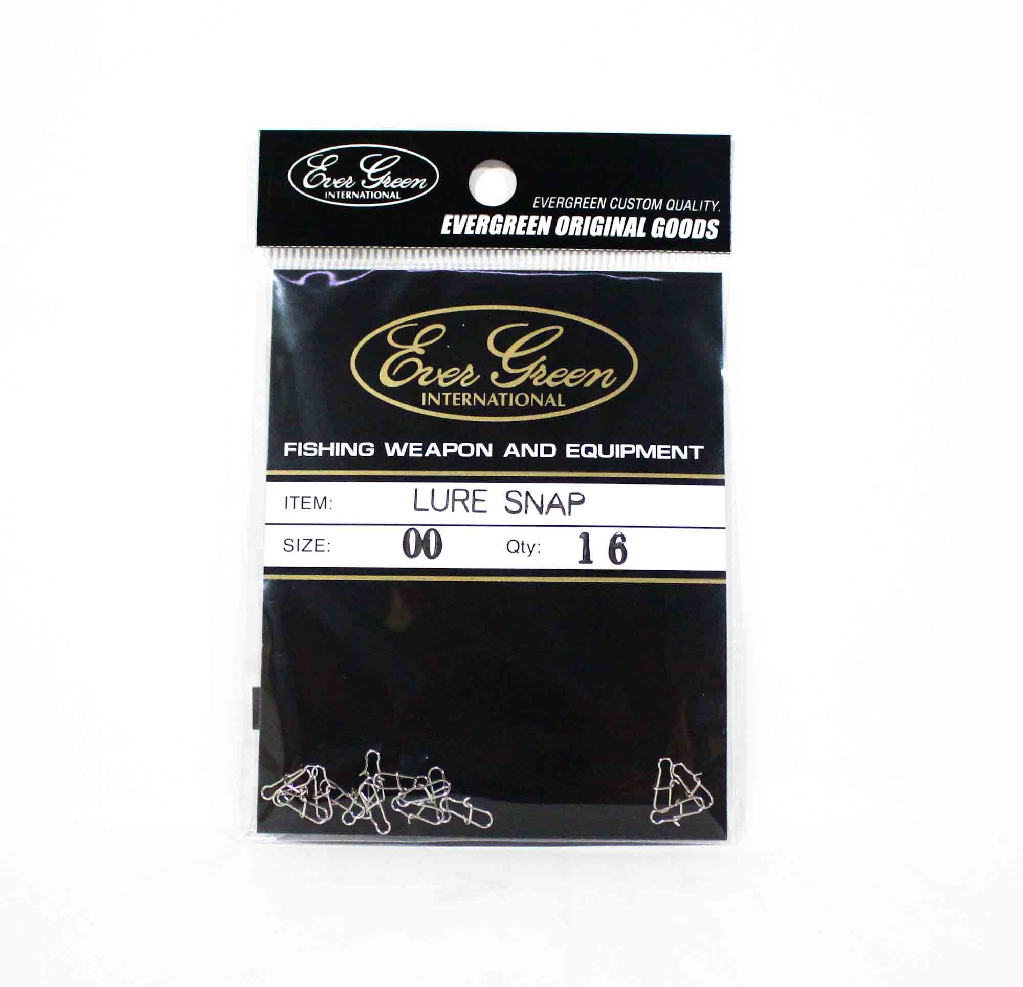 Evergreen Lure Snap Size 00 (Extra Small) (8112)