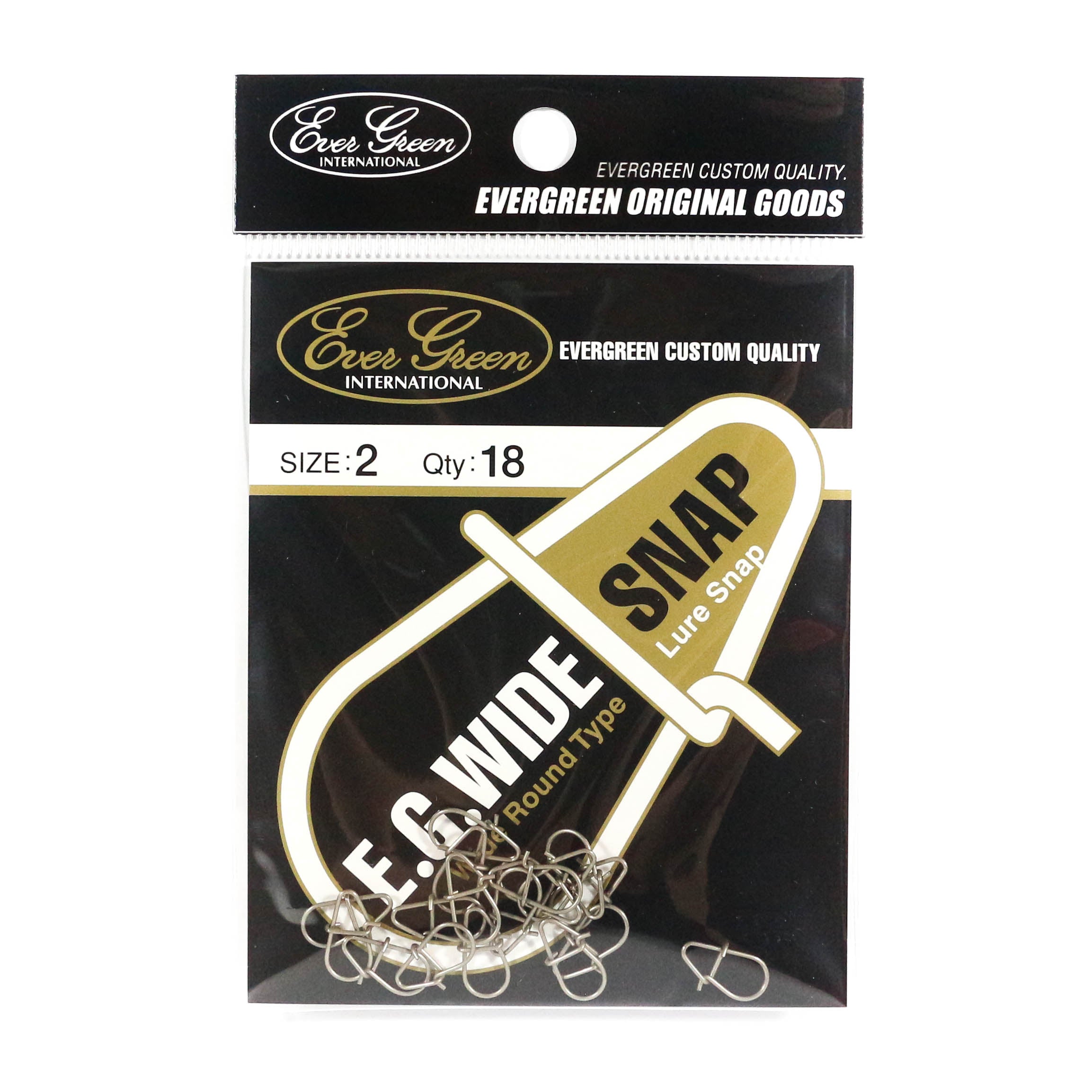 Evergreen Lure Wide Snap Size 2 (Medium) (9287)