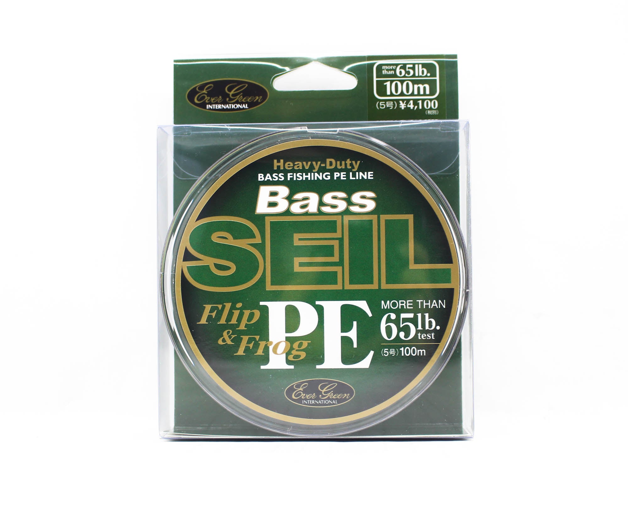Evergreen Sale P.E Line Bass Seil Flip & Frog Heavy Duty 100m 65lb (5288)
