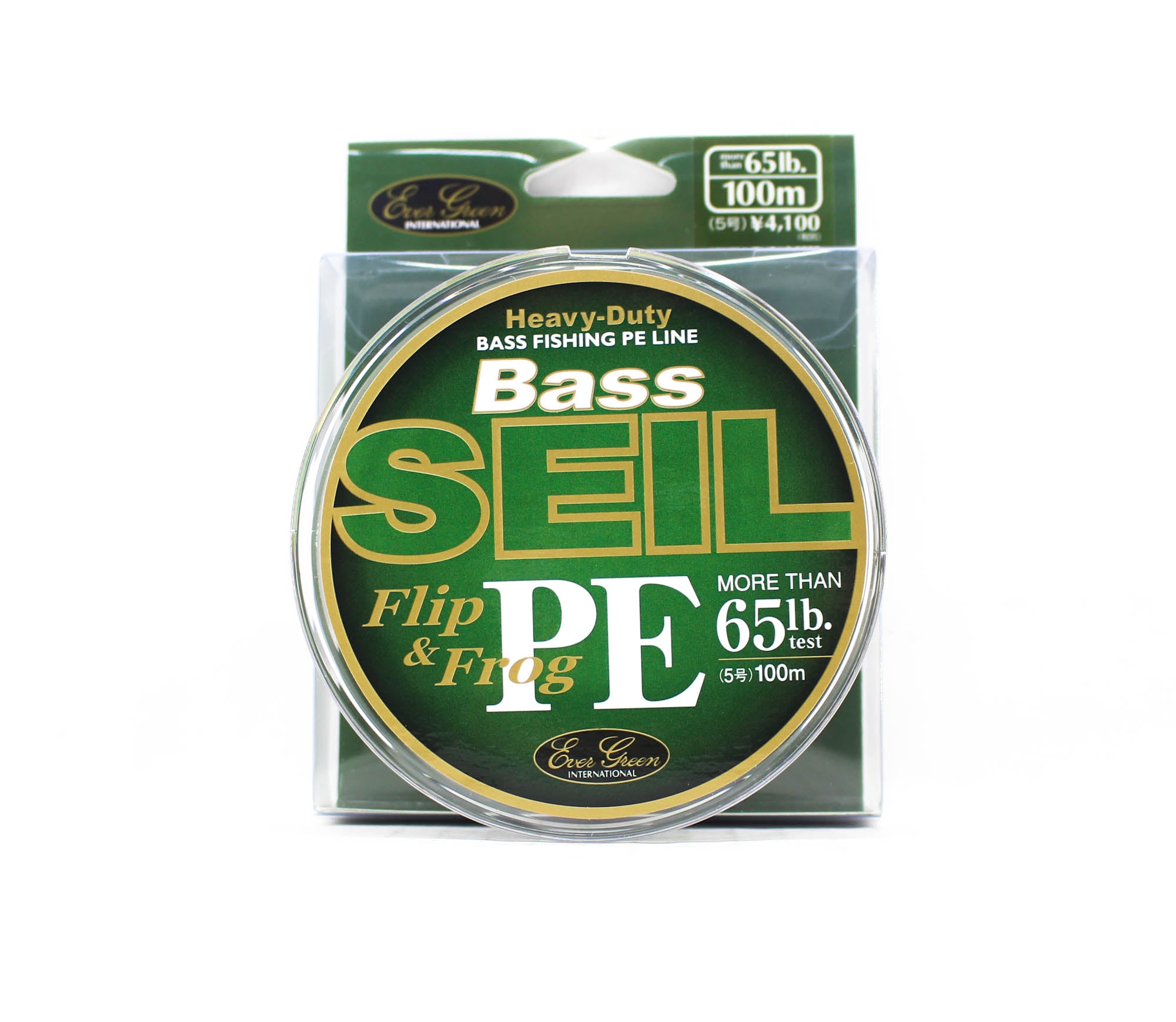 Evergreen Sale P.E Line Bass Seil Flip & Frog Heavy Duty 100m 65lb (5288)