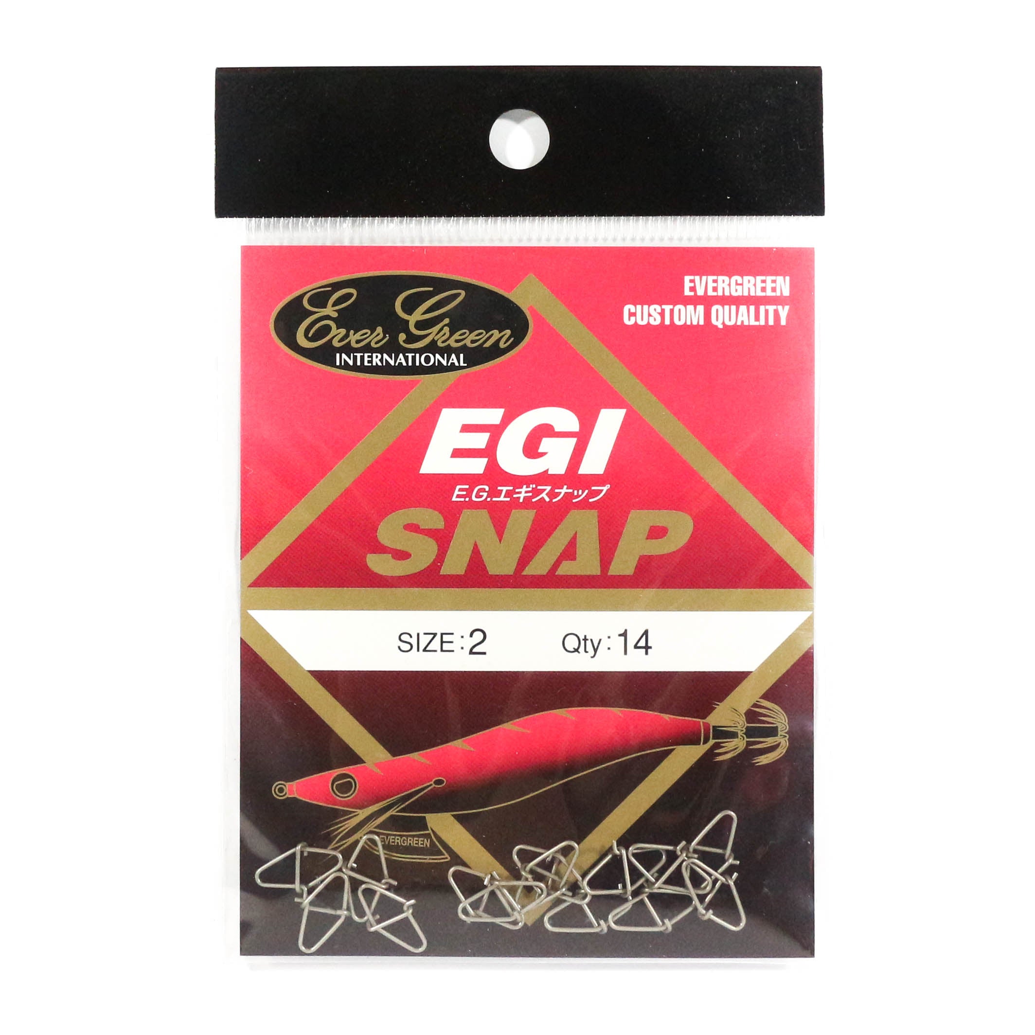 Evergreen Lure Snap EGI Squid Fishing Size 2 (1364)