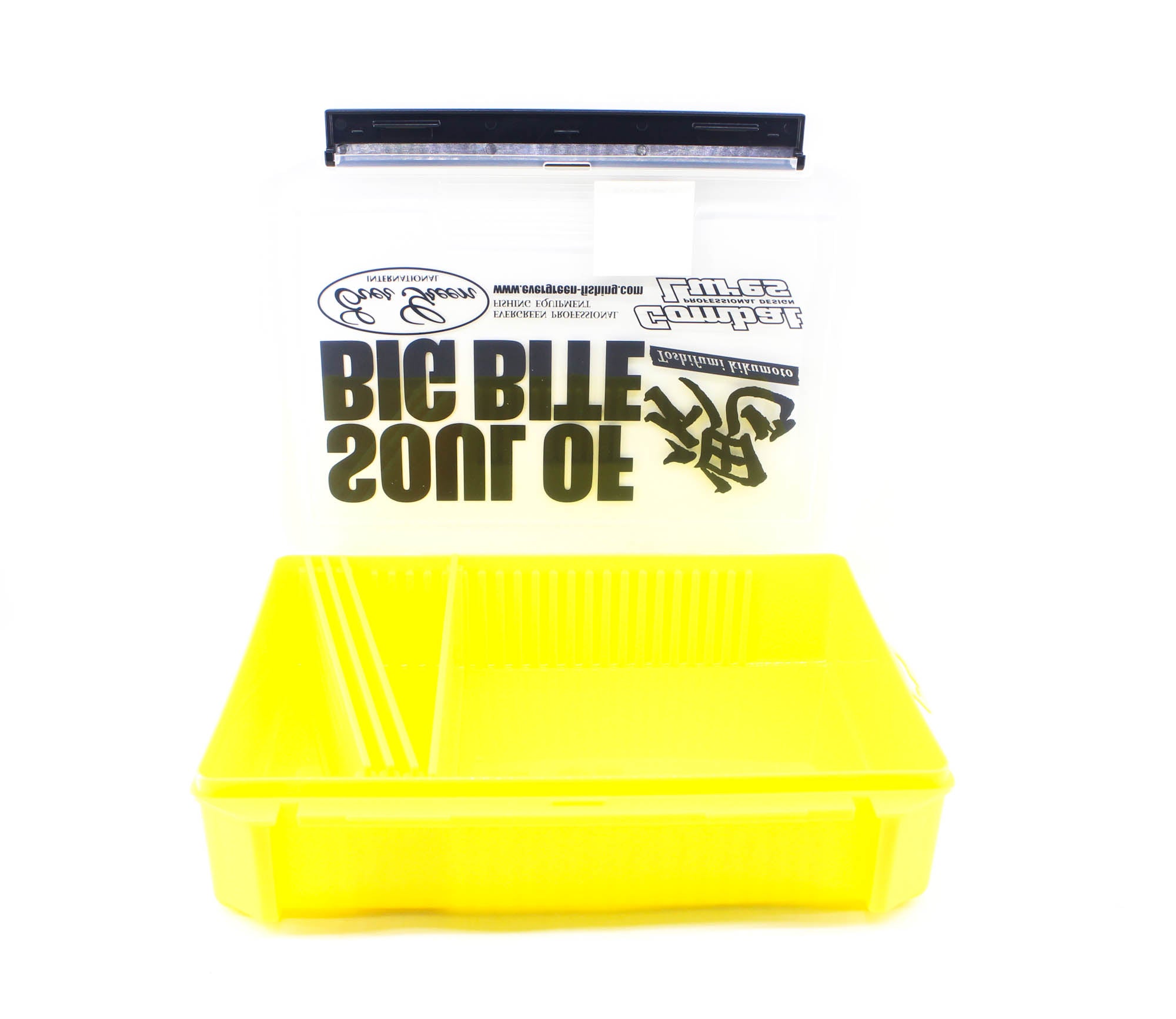 Evergreen Tackle Box Large Yellow Soul of Big Bite 255 x 190 x 60 mm (2550)