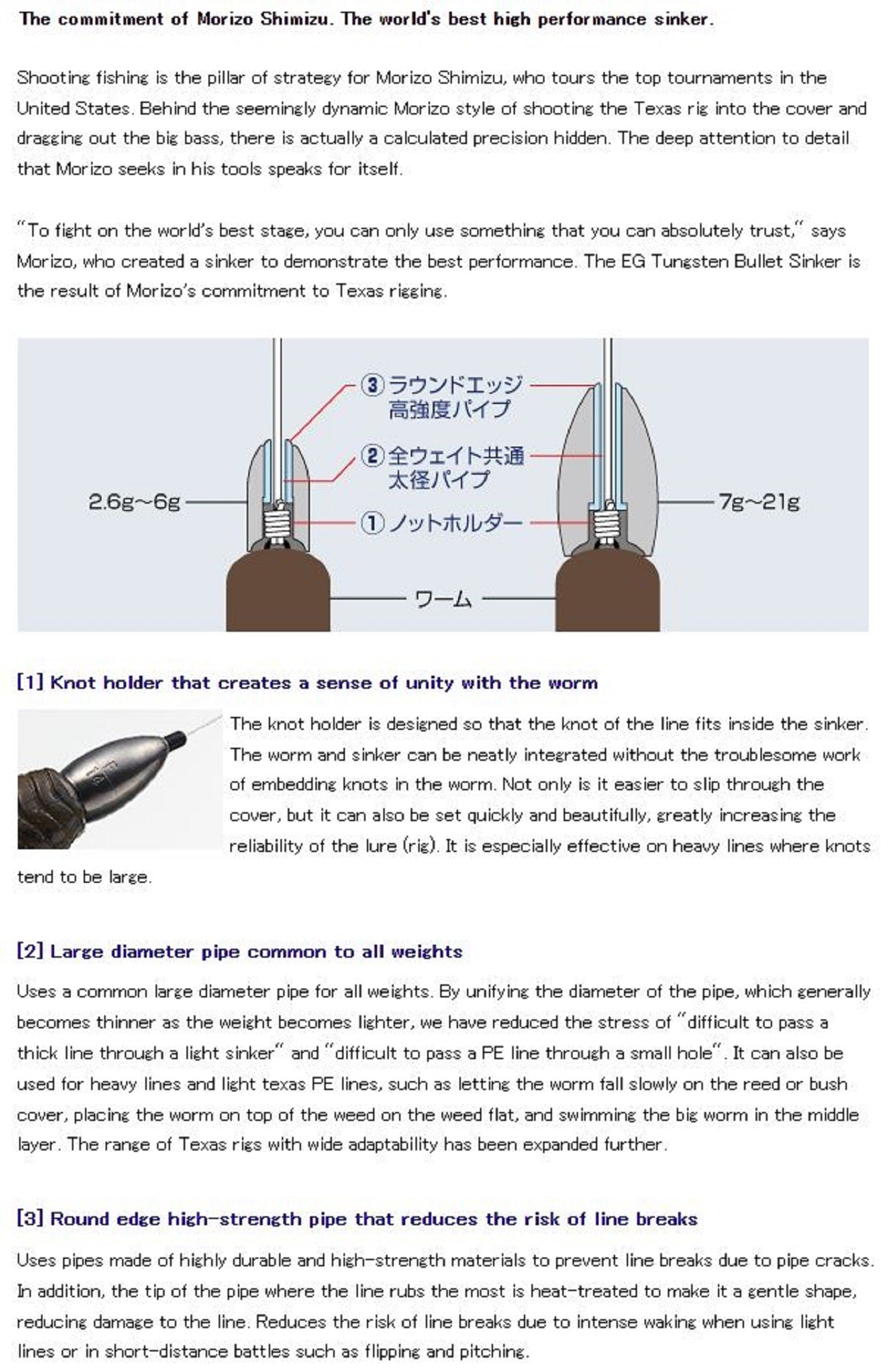 Evergreen Tungsten Bullet Sinker 7/32 oz (6 Grams) (1811)