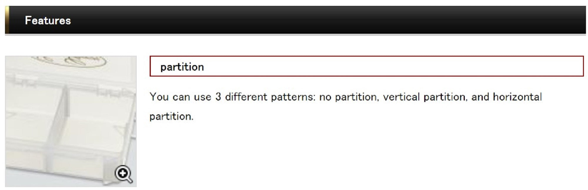 Evergreen Tackle Box Deep Clear 205 x 145 x 60 mm (5994)