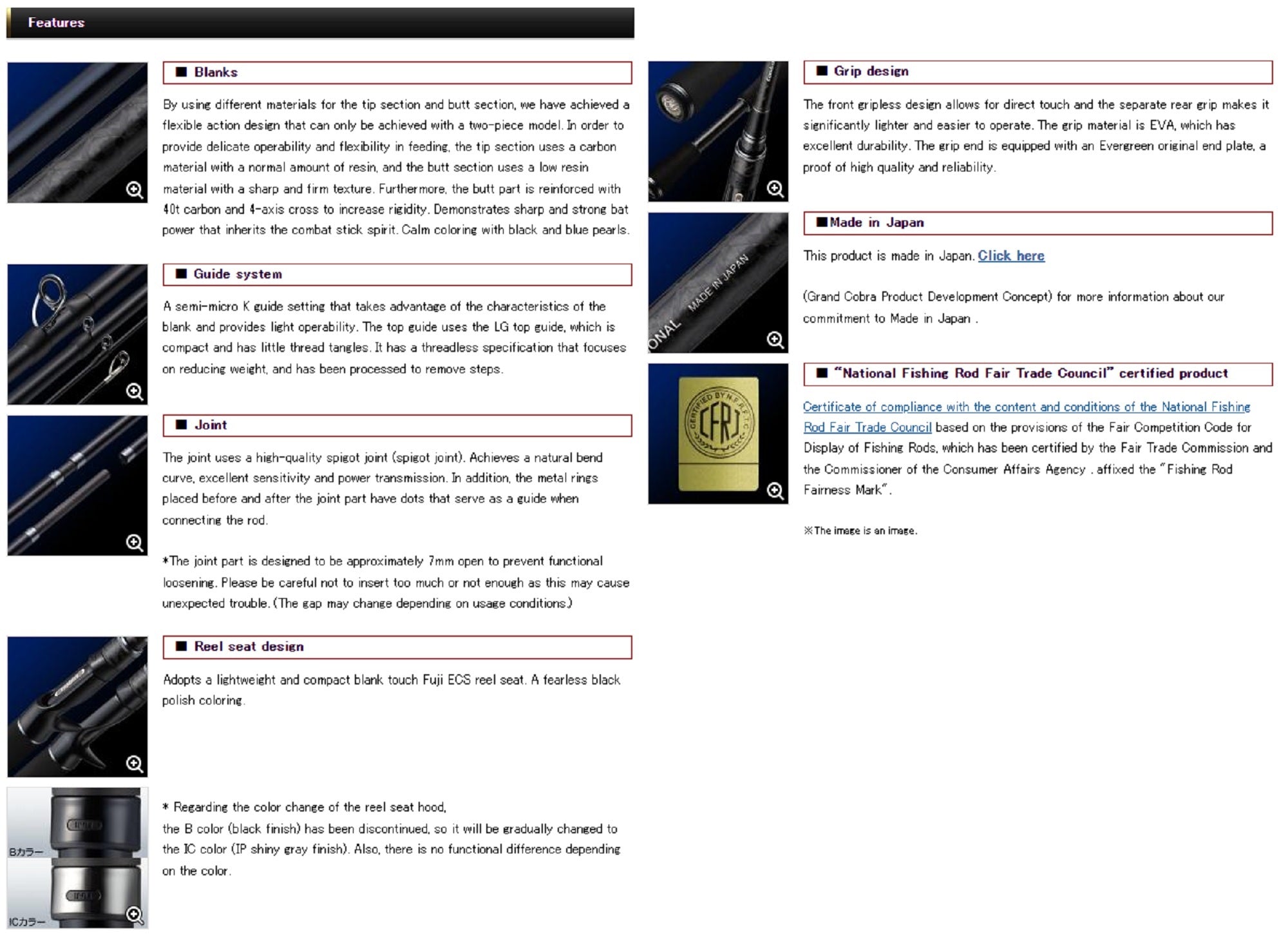 Evergreen Rod Baitcast Light Calvary CLCC-610M 2 Piece (1100)