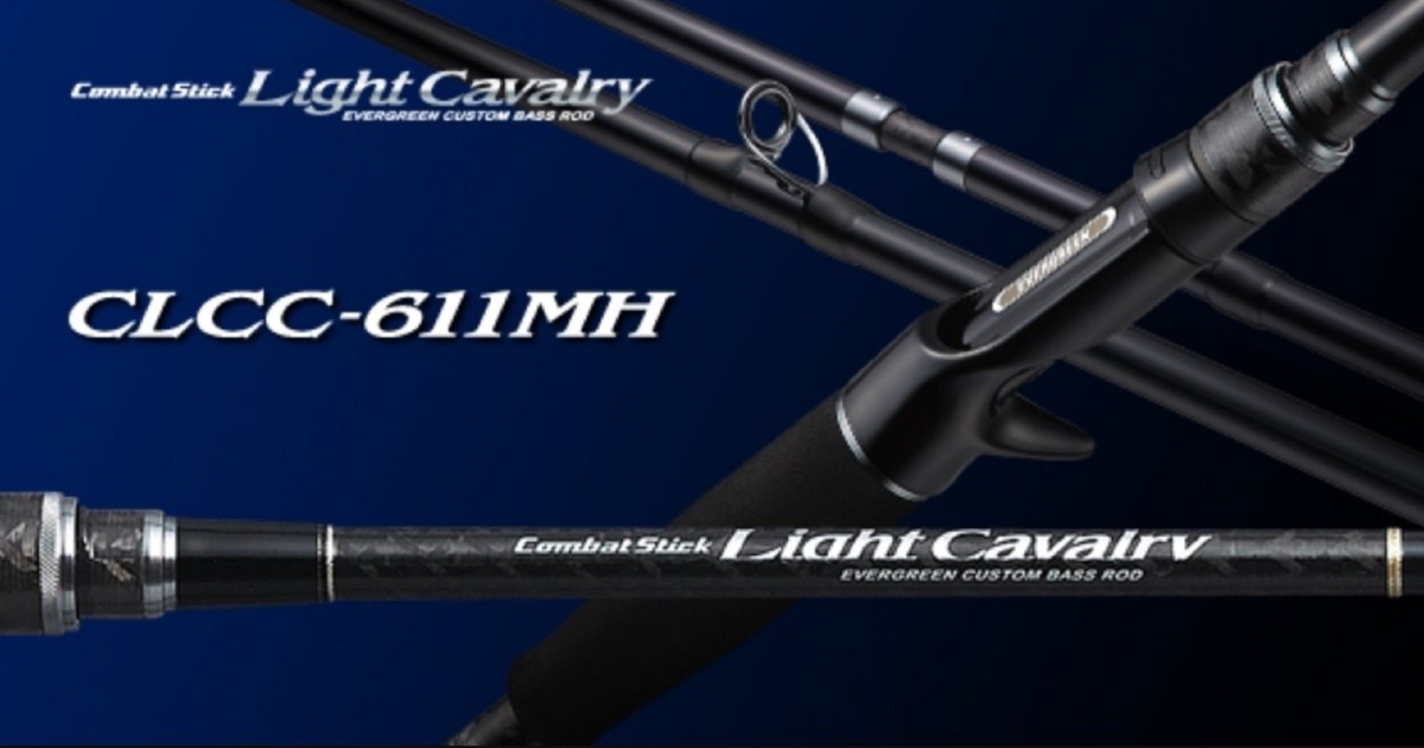 Evergreen Rod Baitcast Light Calvary CLCC-611MH 2 Piece (1117)