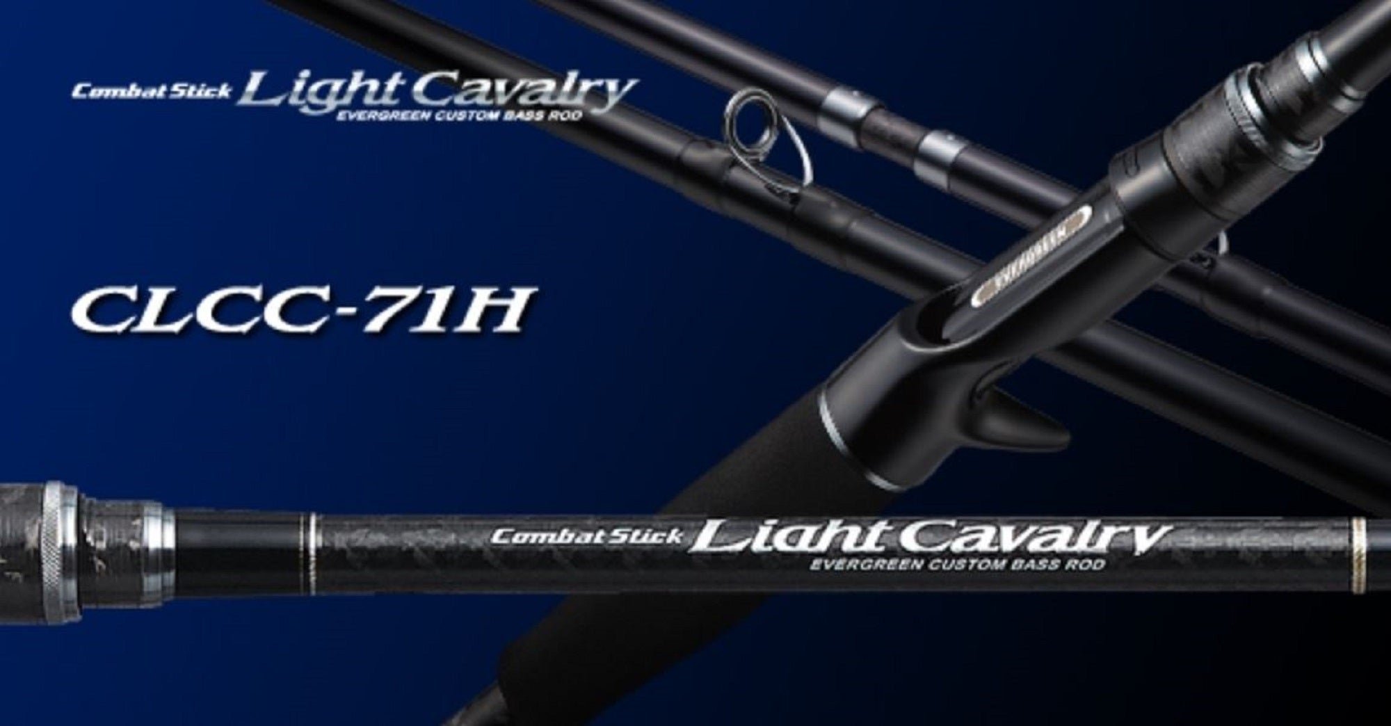 Evergreen Rod Baitcast Light Calvary CLCC-71H 2 Piece (1124)