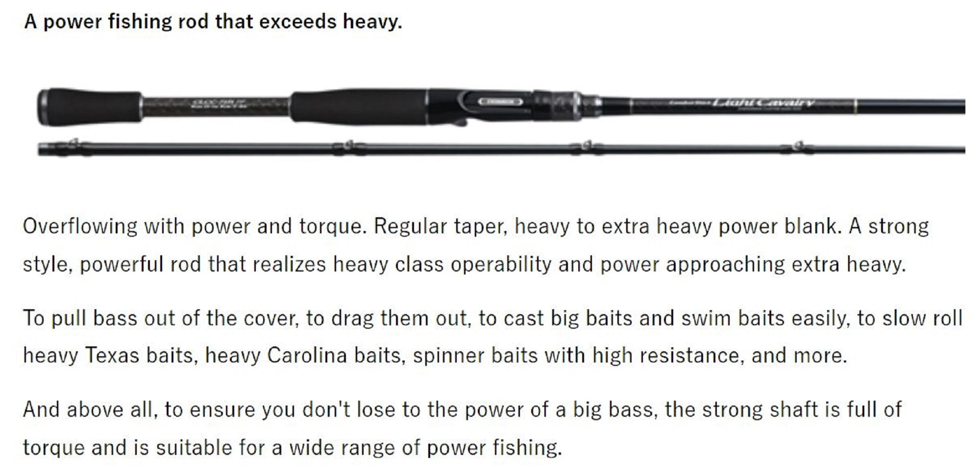 Evergreen Rod Baitcast Light Calvary CLCC-71H 2 Piece (1124)