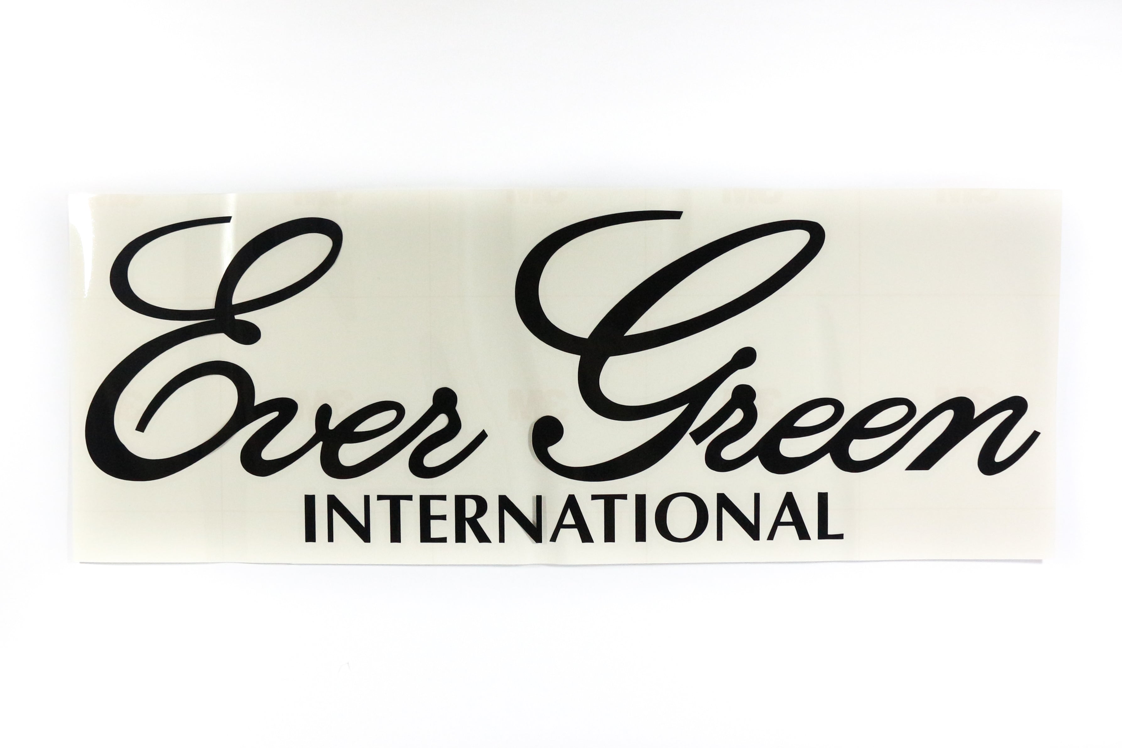 Evergreen Sticker Boat Car Decal 