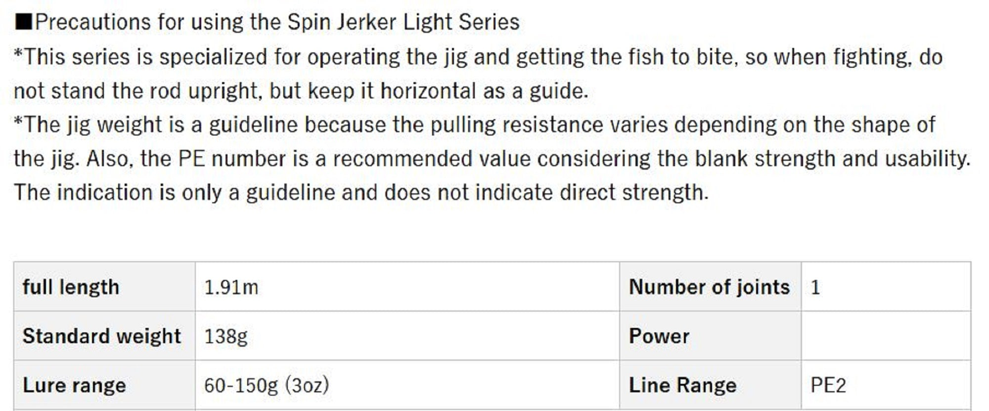 Evergreen Rod Spinning Poseidon Spin Jerker PSPJ 603 L (1345)