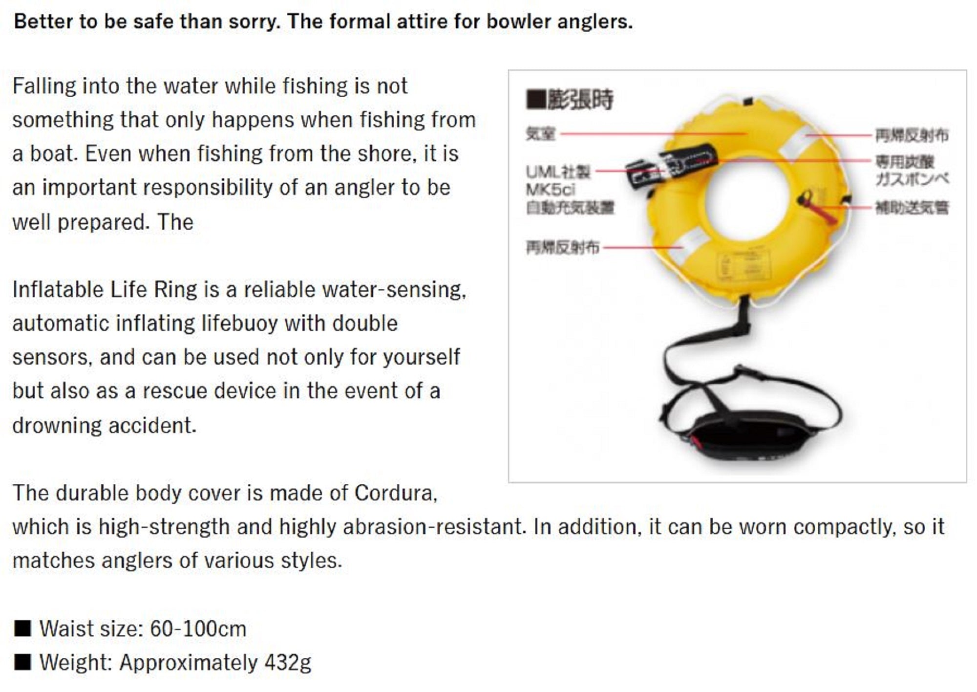 Evergreen Life Ring Inflatable Auto B-True (4438)