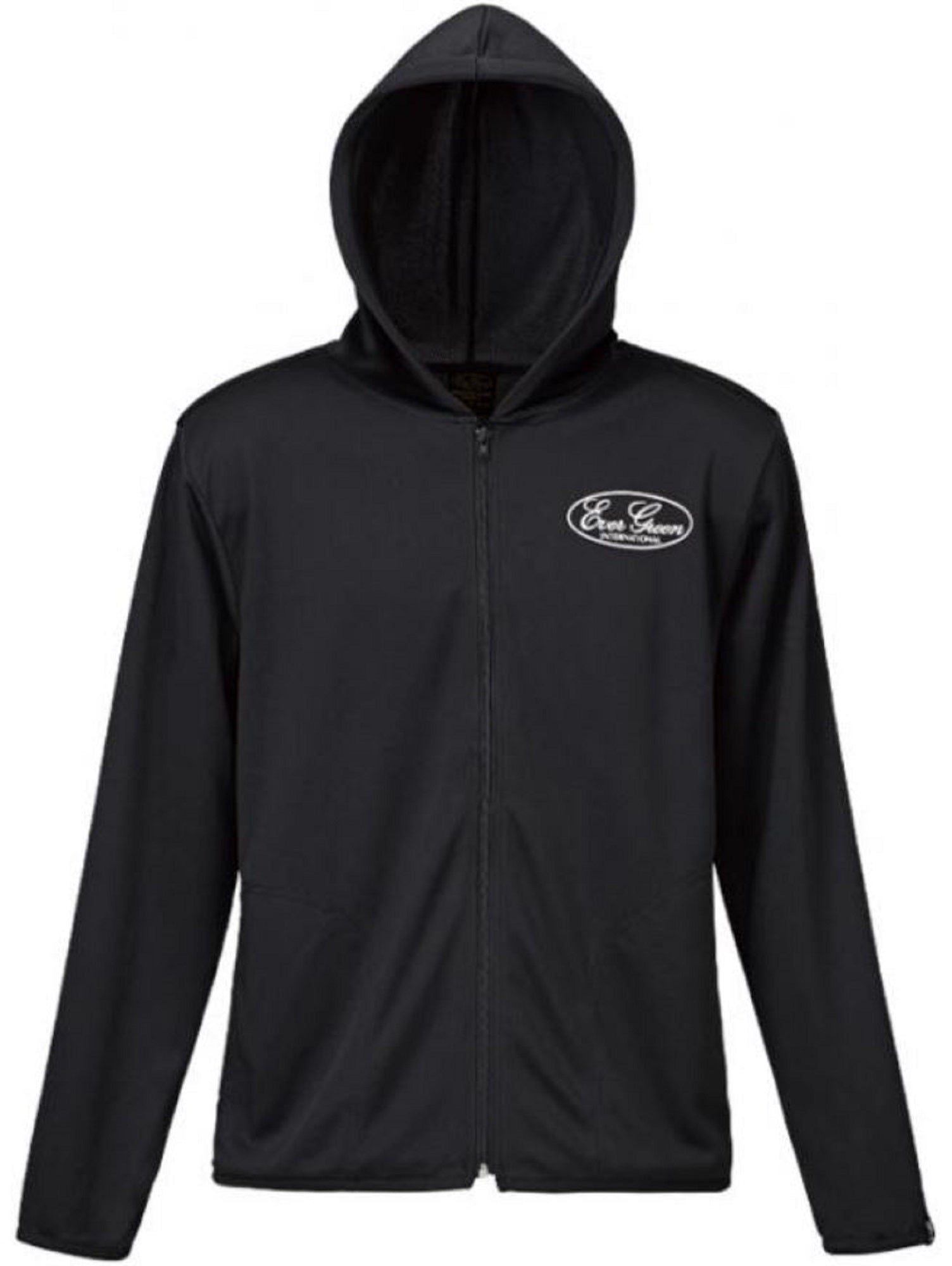 Evergreen Hoodie Dry Zip Parka Type A Size L Black (5349)