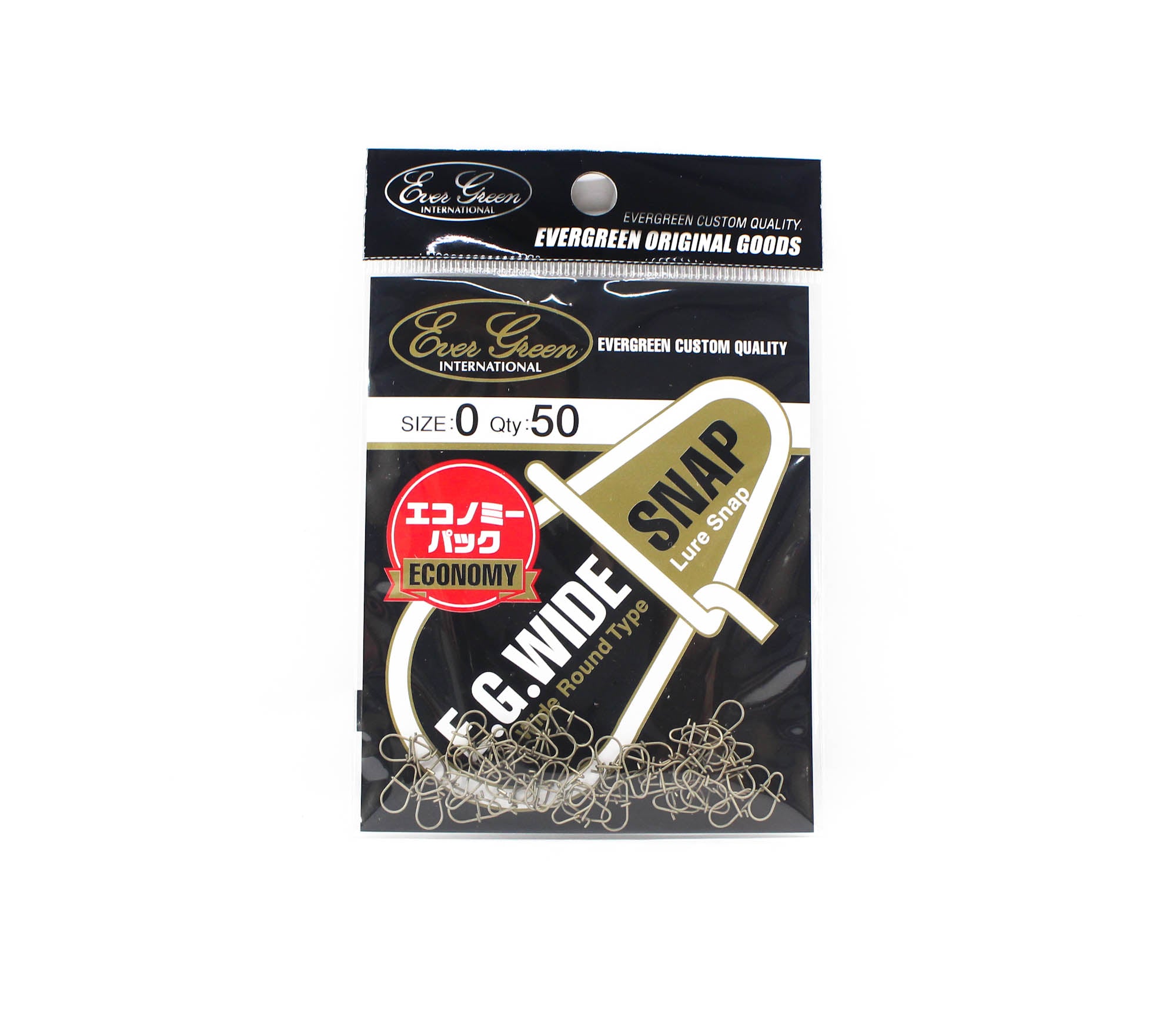 Evergreen Lure Wide Snap Bulk Pack Size 0 (Smallest) (8128)