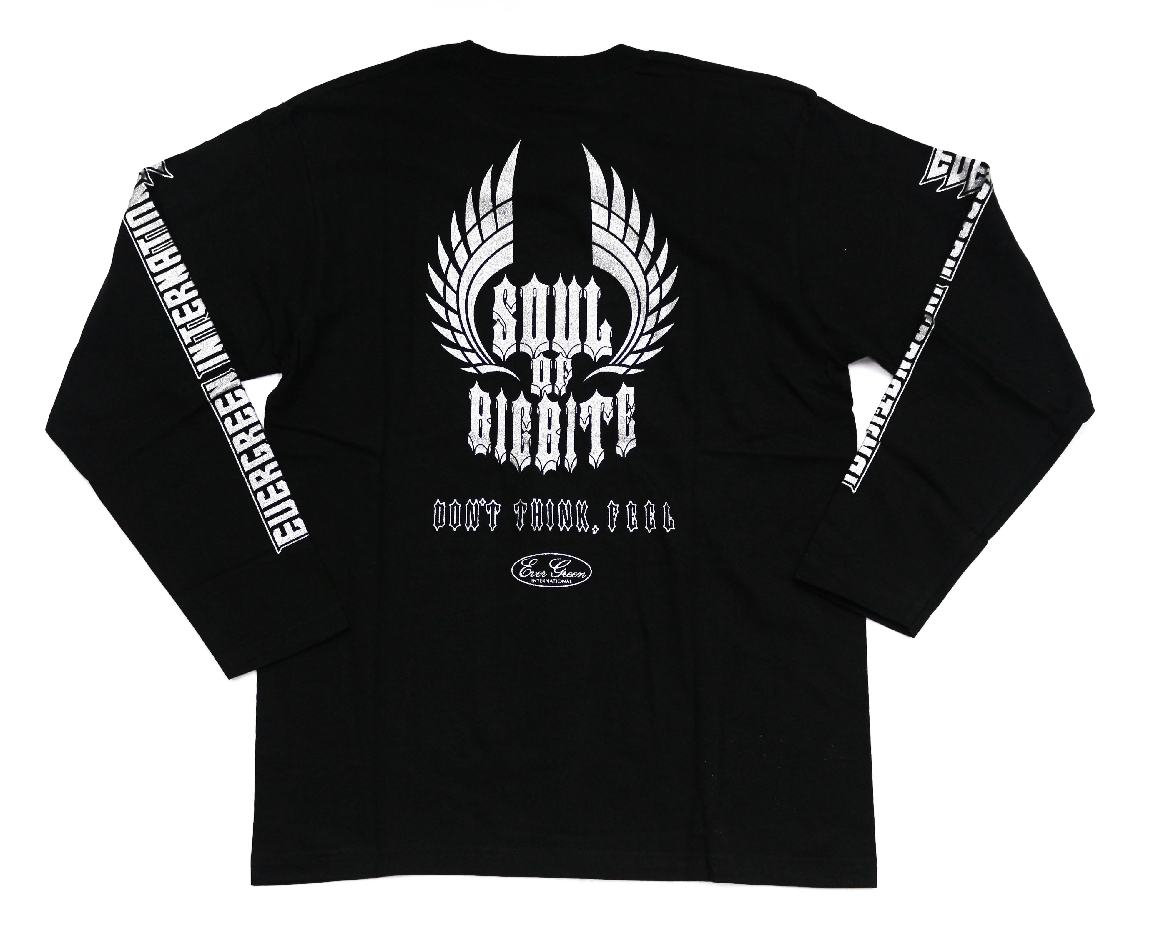 Evergreen T-Shirt Long Sleeve Metal Soul A Type Size L Black (7618)