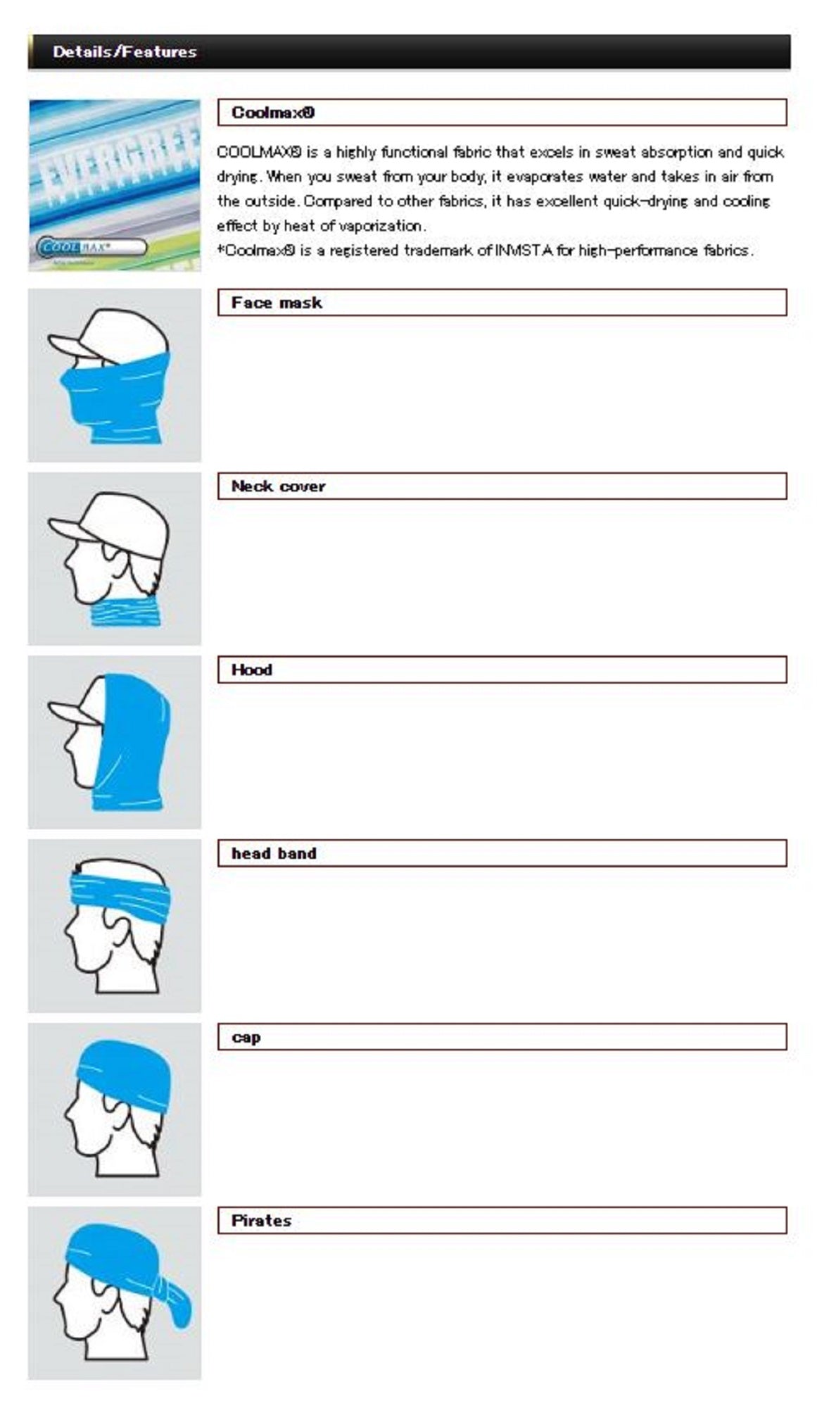 Evergreen Neck Gaiter Sun Protection White Camou (9285)