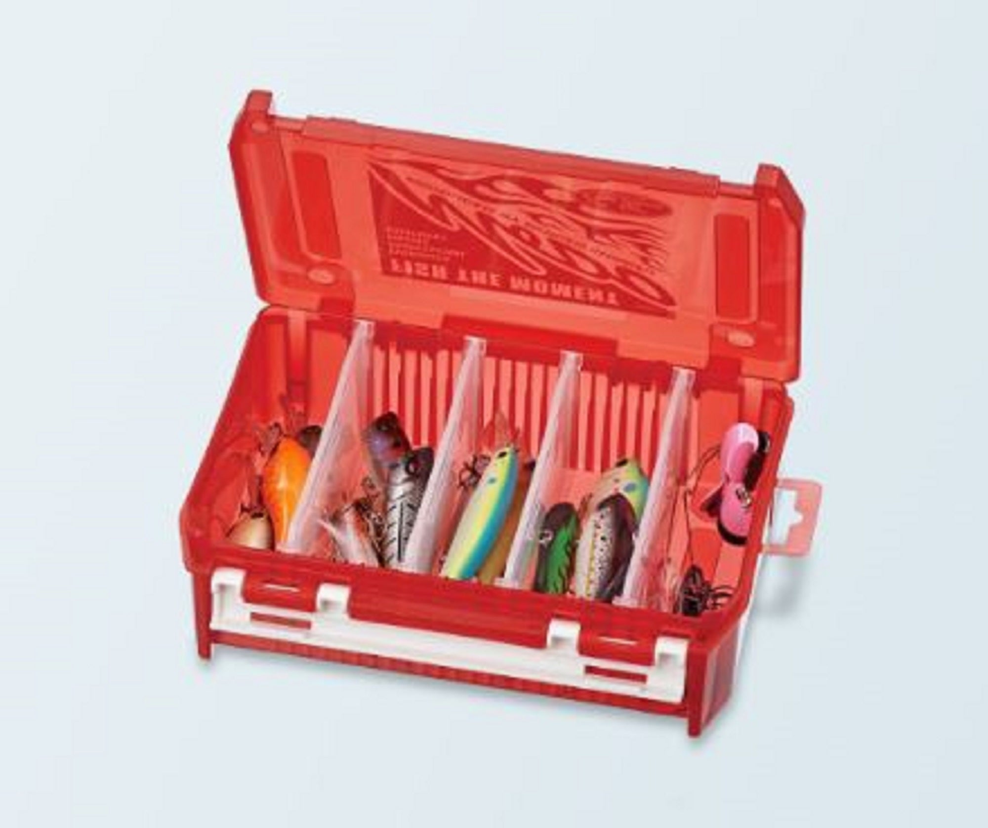 Evergreen Tackle Box Inner Box S Deep Mode 205 x 145 x 60 mm Red (1509)