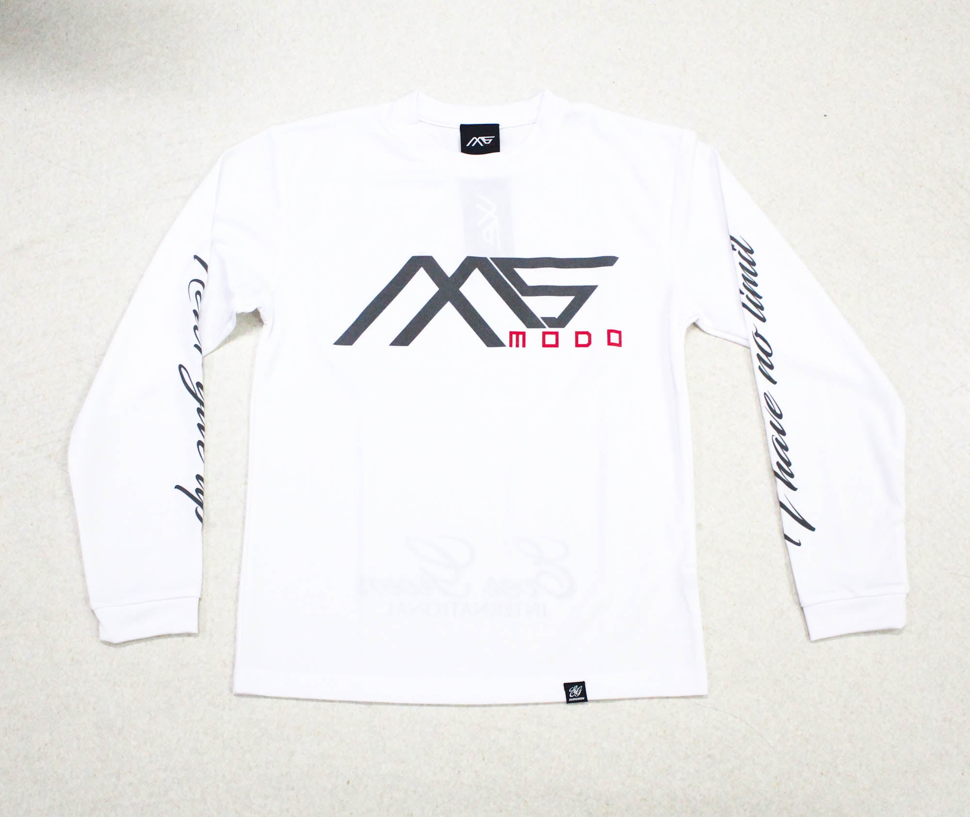 Evergreen T-Shirt Dry Fit Long Sleeve MS-Modo Type 1 Size S White (4951)