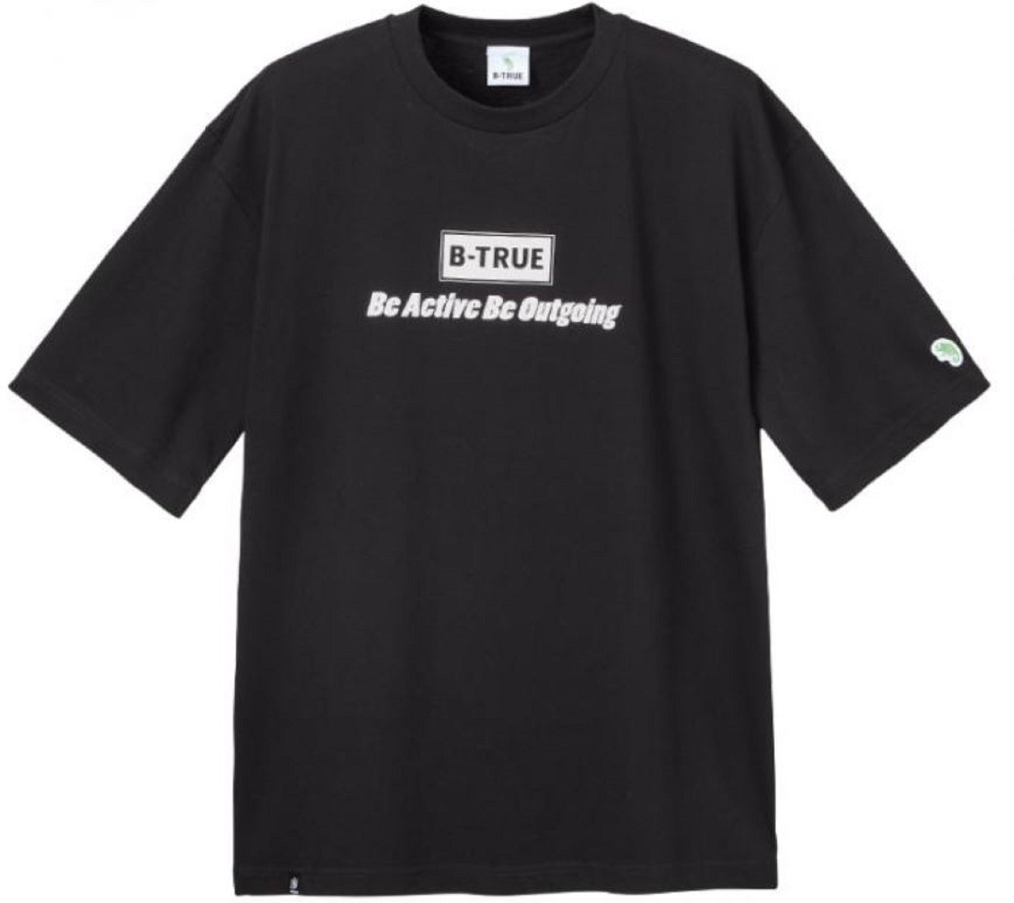 Evergreen T-Shirt Short Sleeve B-True Big Type A Size M Black (6160)