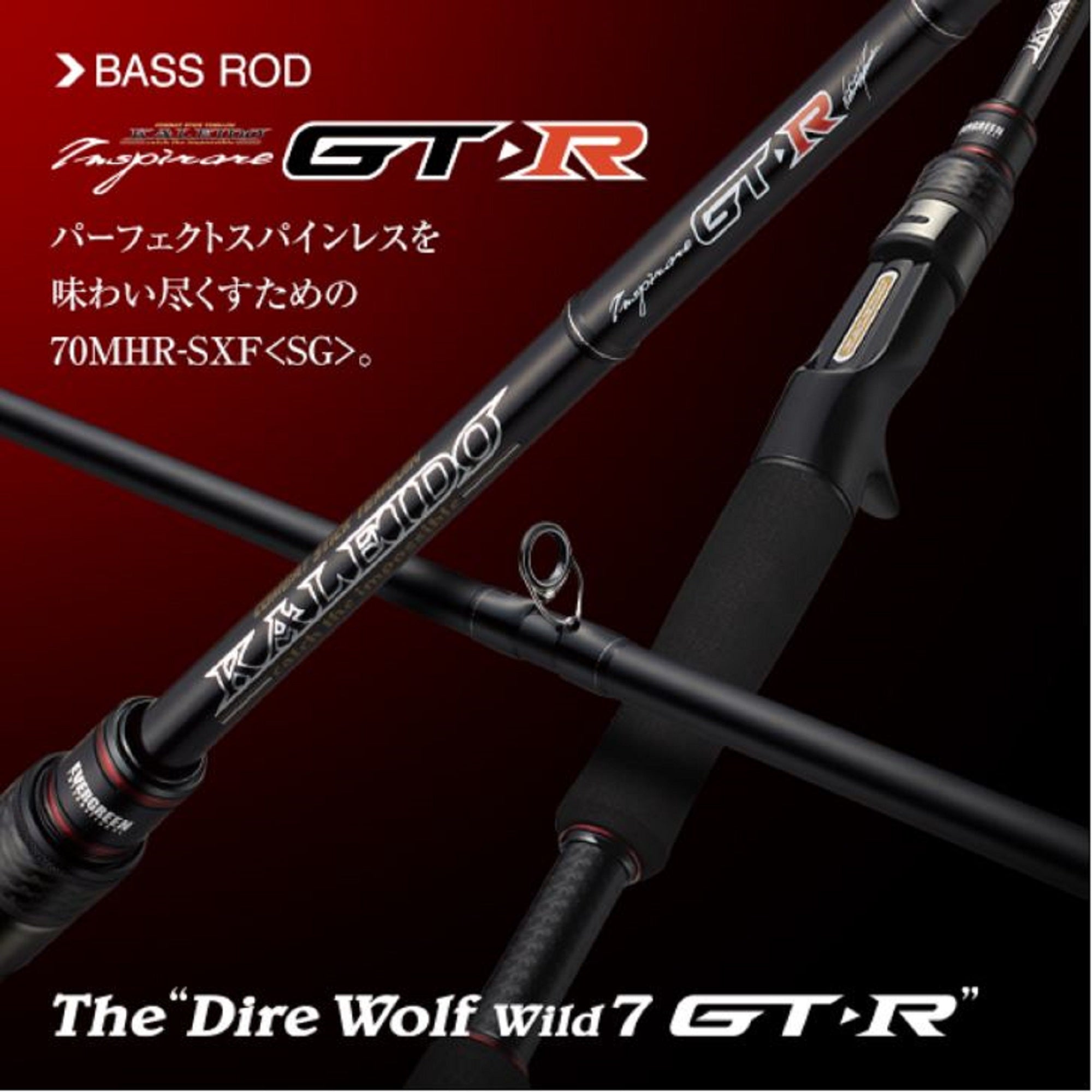 Evergreen Rod Baitcast Inspirare GTR C70MHR SXF 