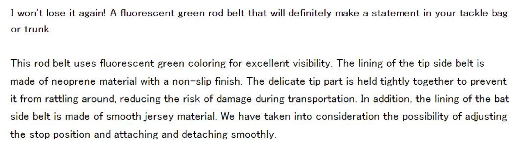 Evergreen Rod Belt B-True 2 Piece Pack Lime (8133)