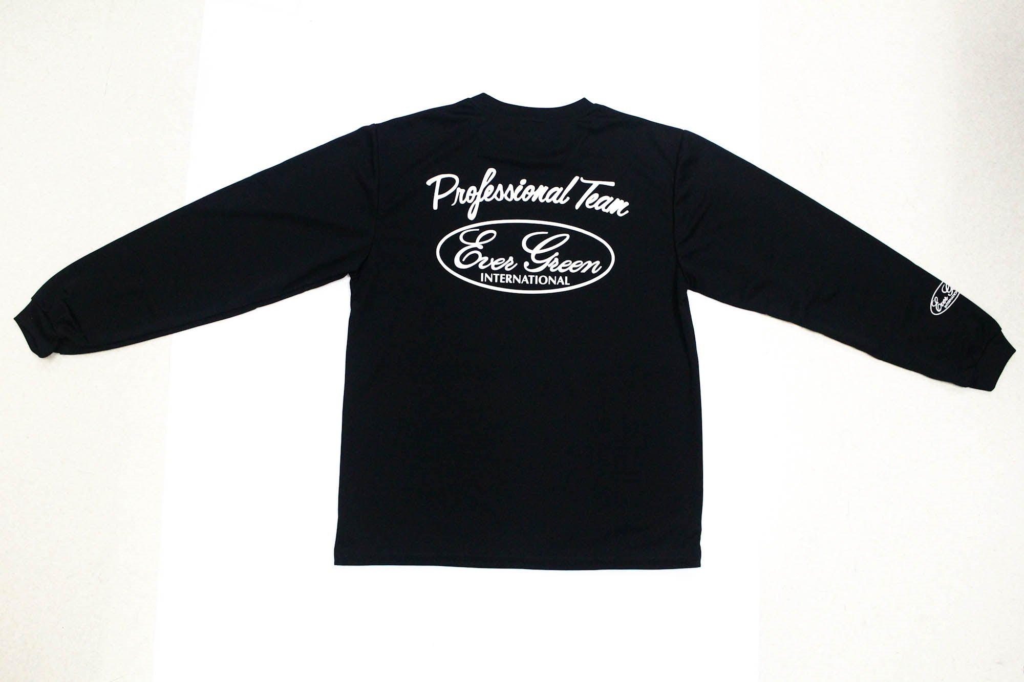 Evergreen T-Shirt Dry Fit Long Sleeve F Type Size M Black (0013)