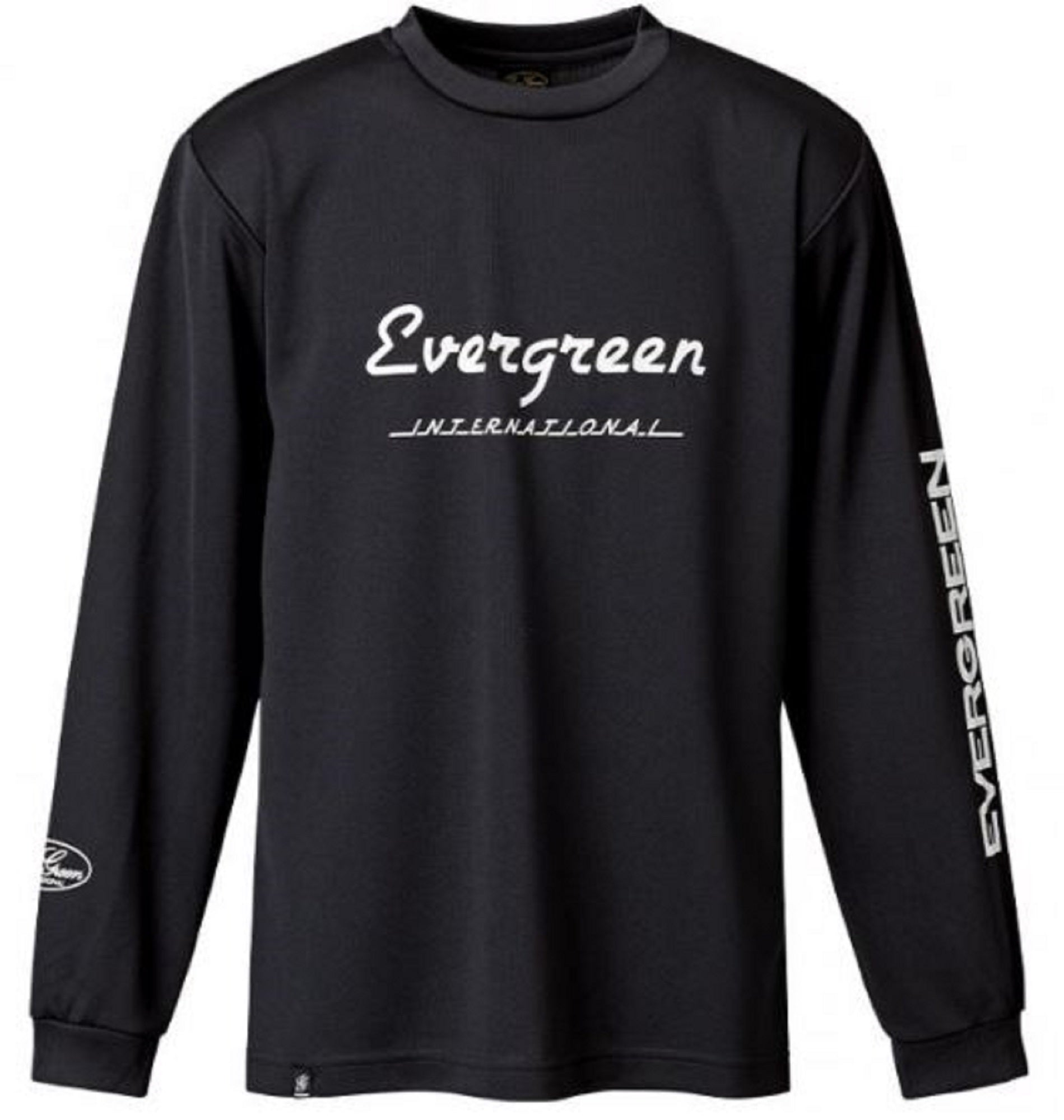 Evergreen T-Shirt Dry Fit Long Sleeve F Type Size M Black (0013)